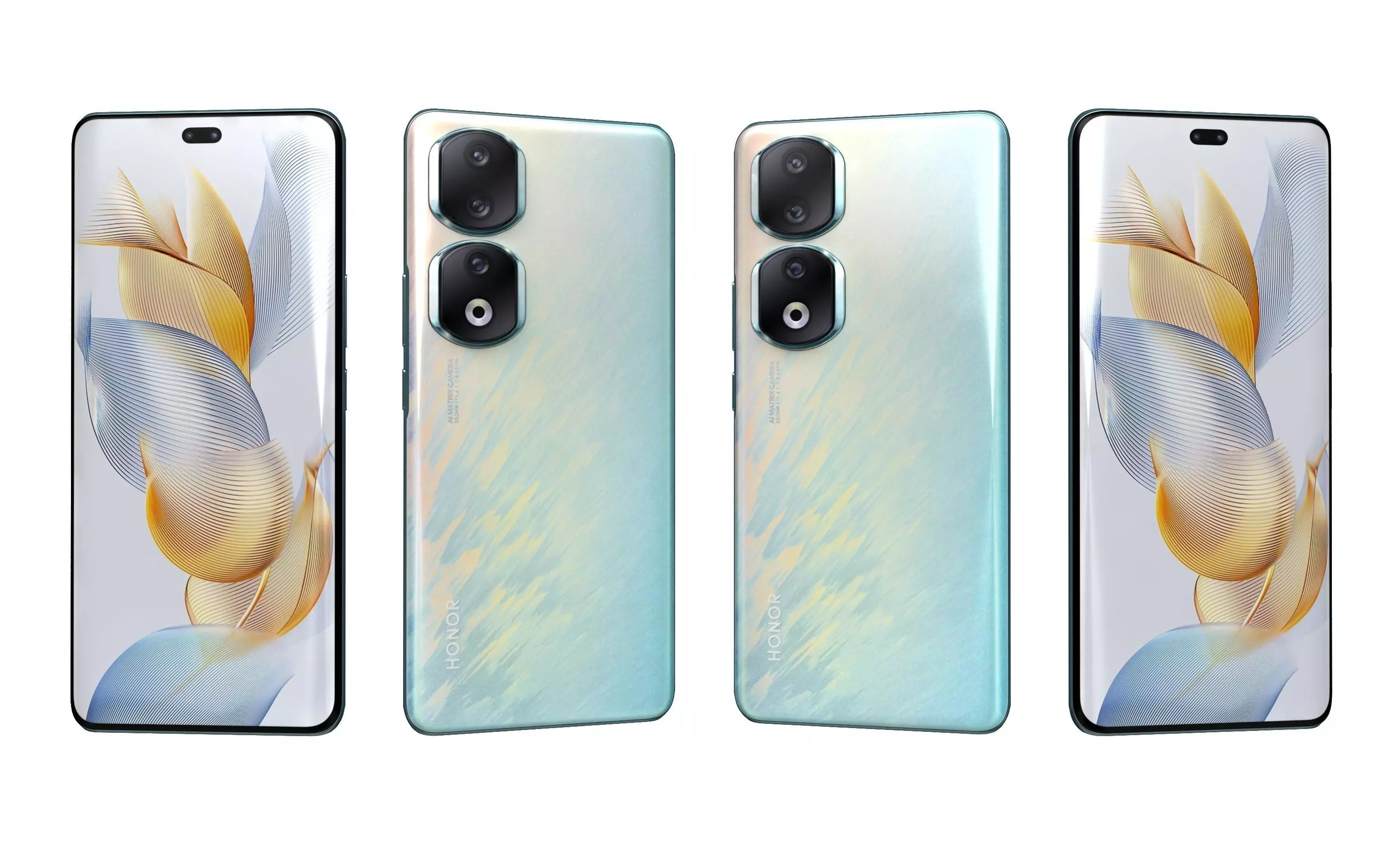 Honor 90 Pro All Colors High Poly 3D model_22