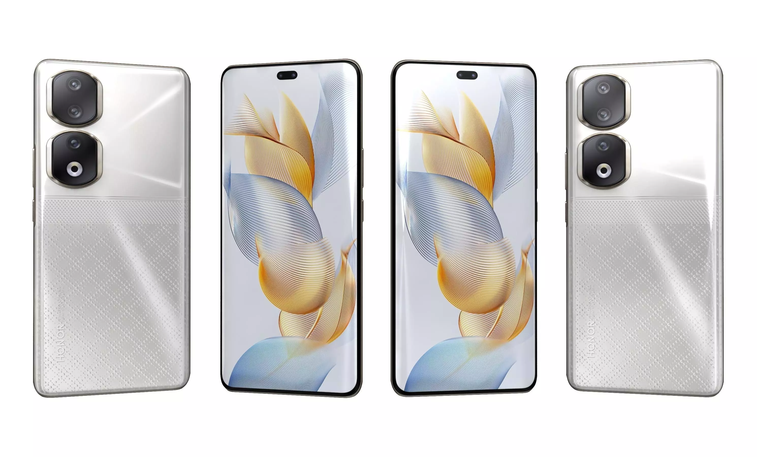 Honor 90 Pro All Colors High Poly 3D model_8