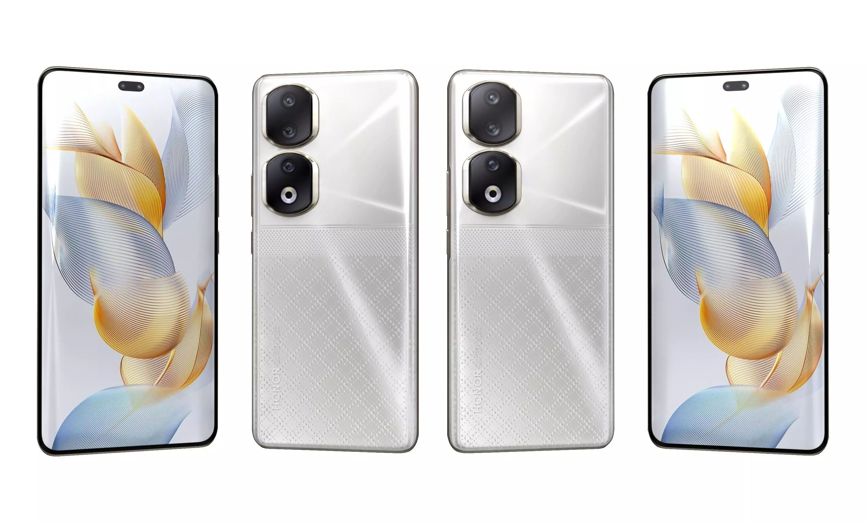 Honor 90 Pro All Colors High Poly 3D model_2