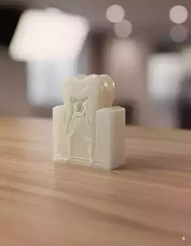 Tooth Cross-Section Educational Model 3D Print Model