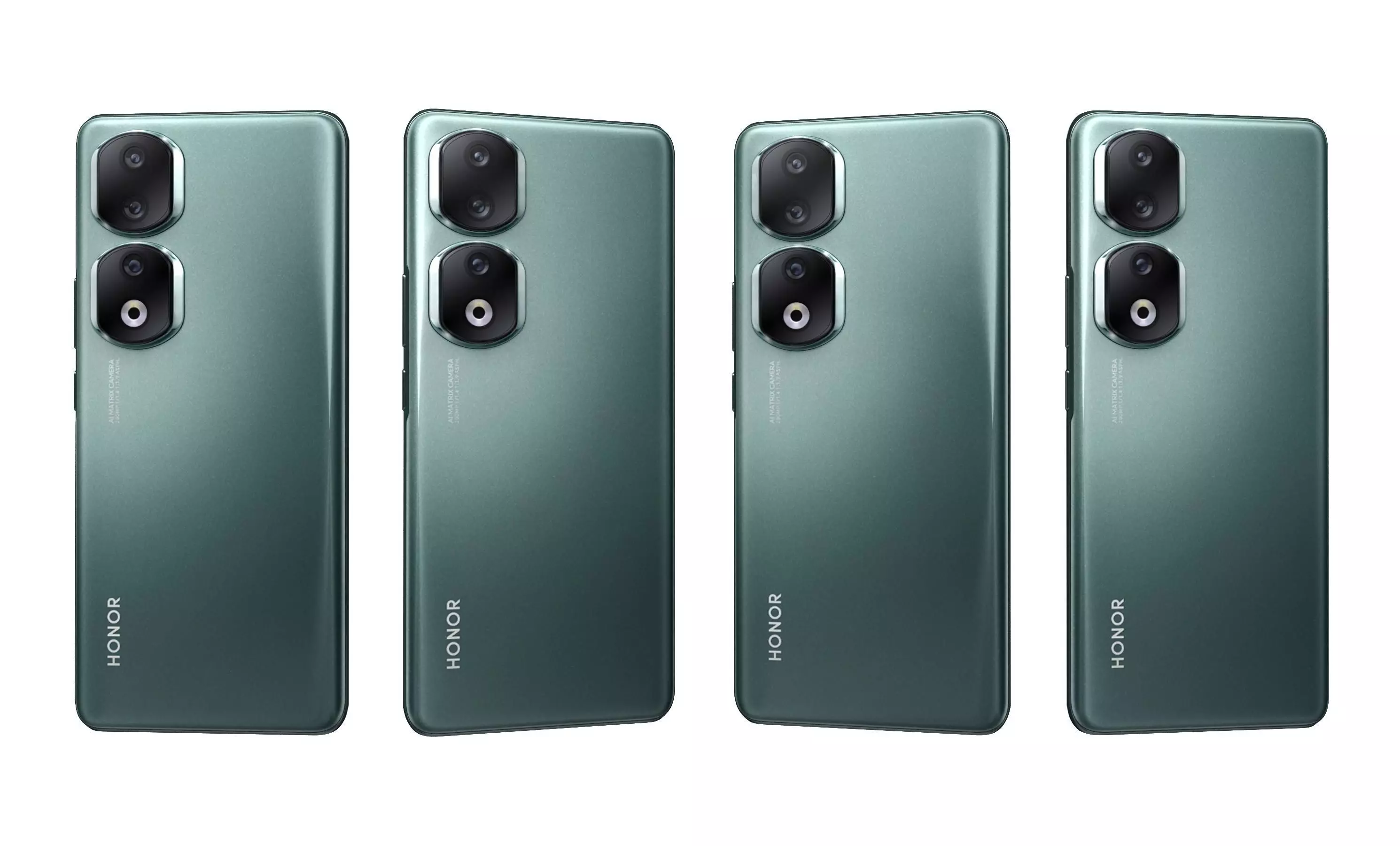 Honor 90 Pro Green High Poly 3D model_26