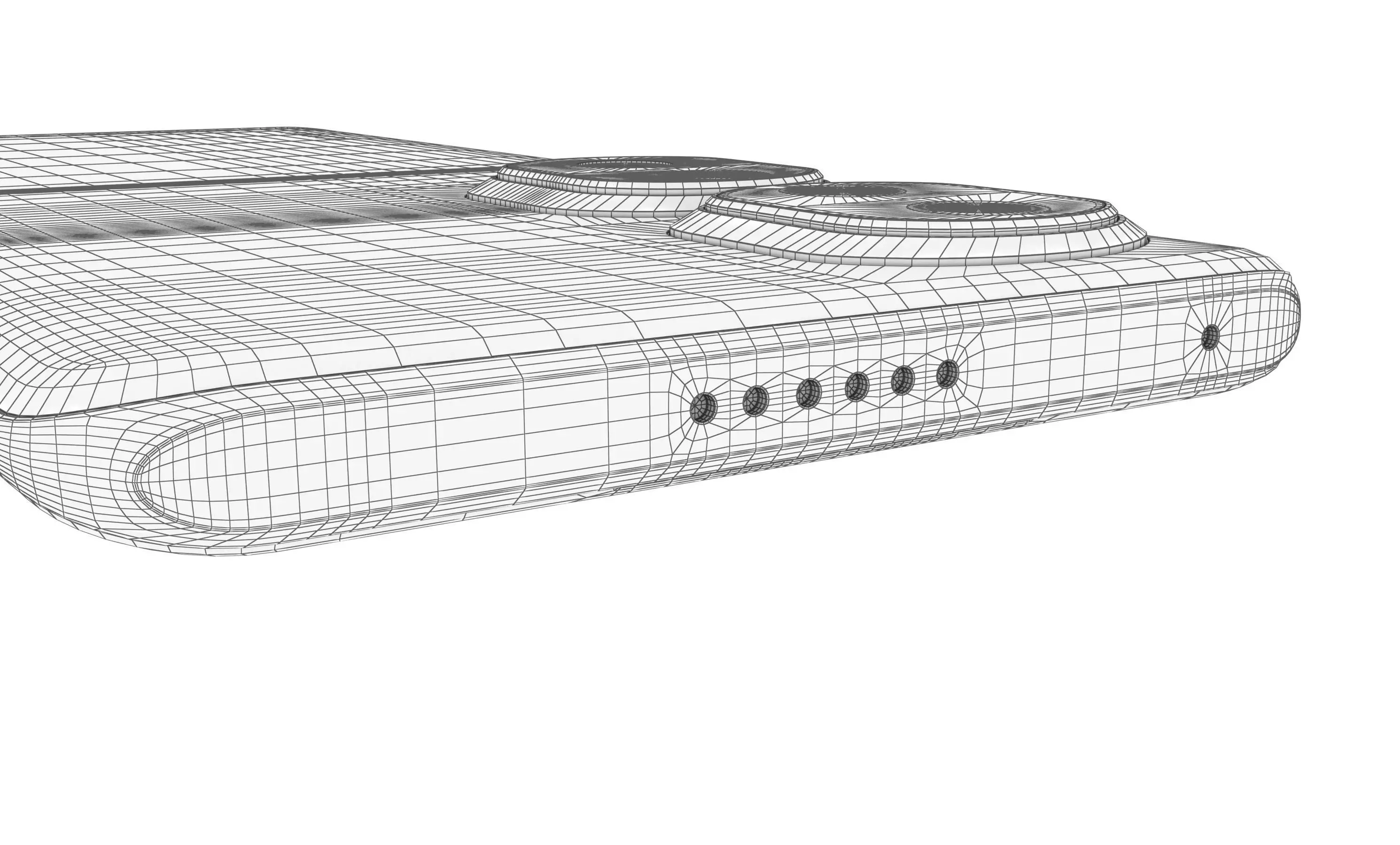 Honor 90 Pro Green High Poly 3D model_19