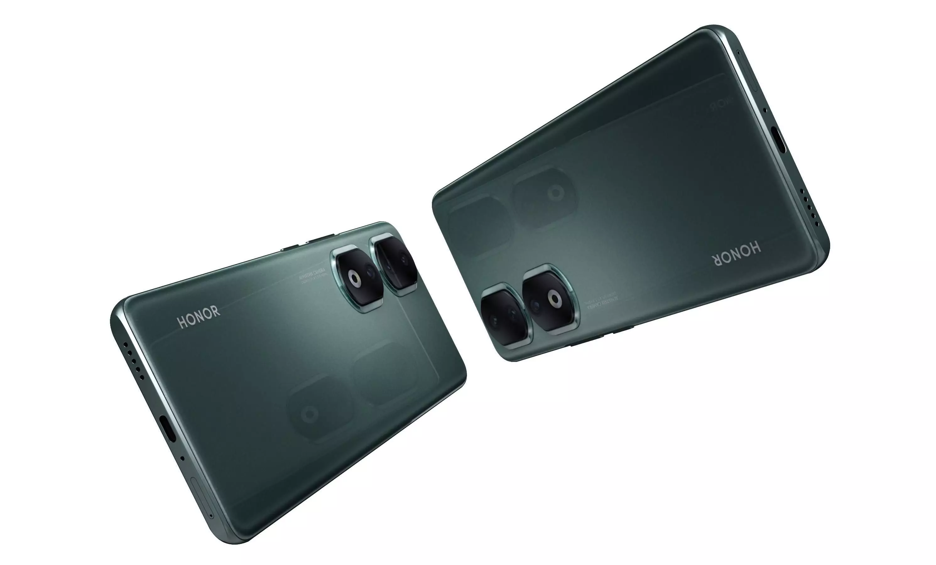 Honor 90 Pro Green High Poly 3D model_4