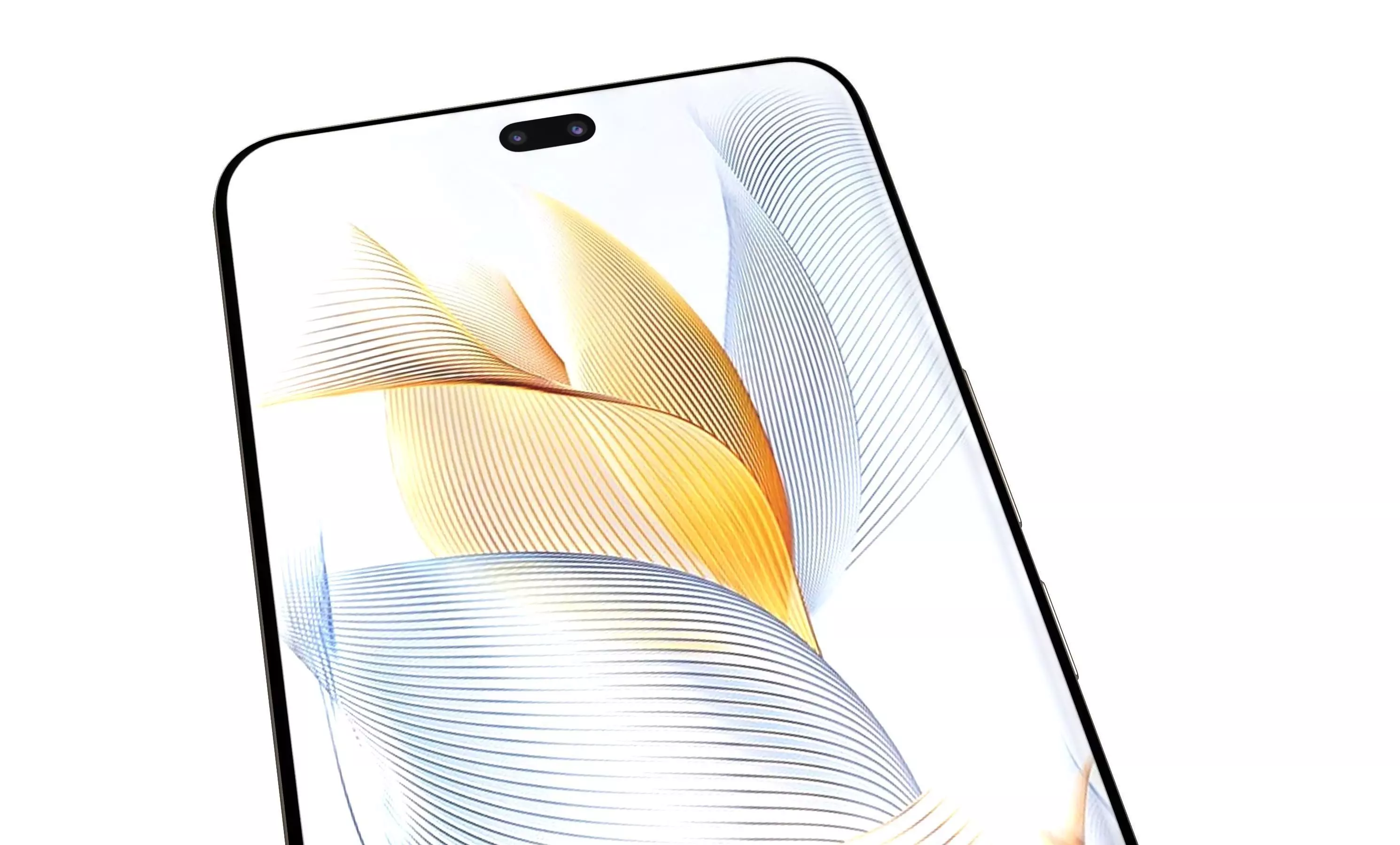 Honor 90 Pro White High Poly 3D model_8