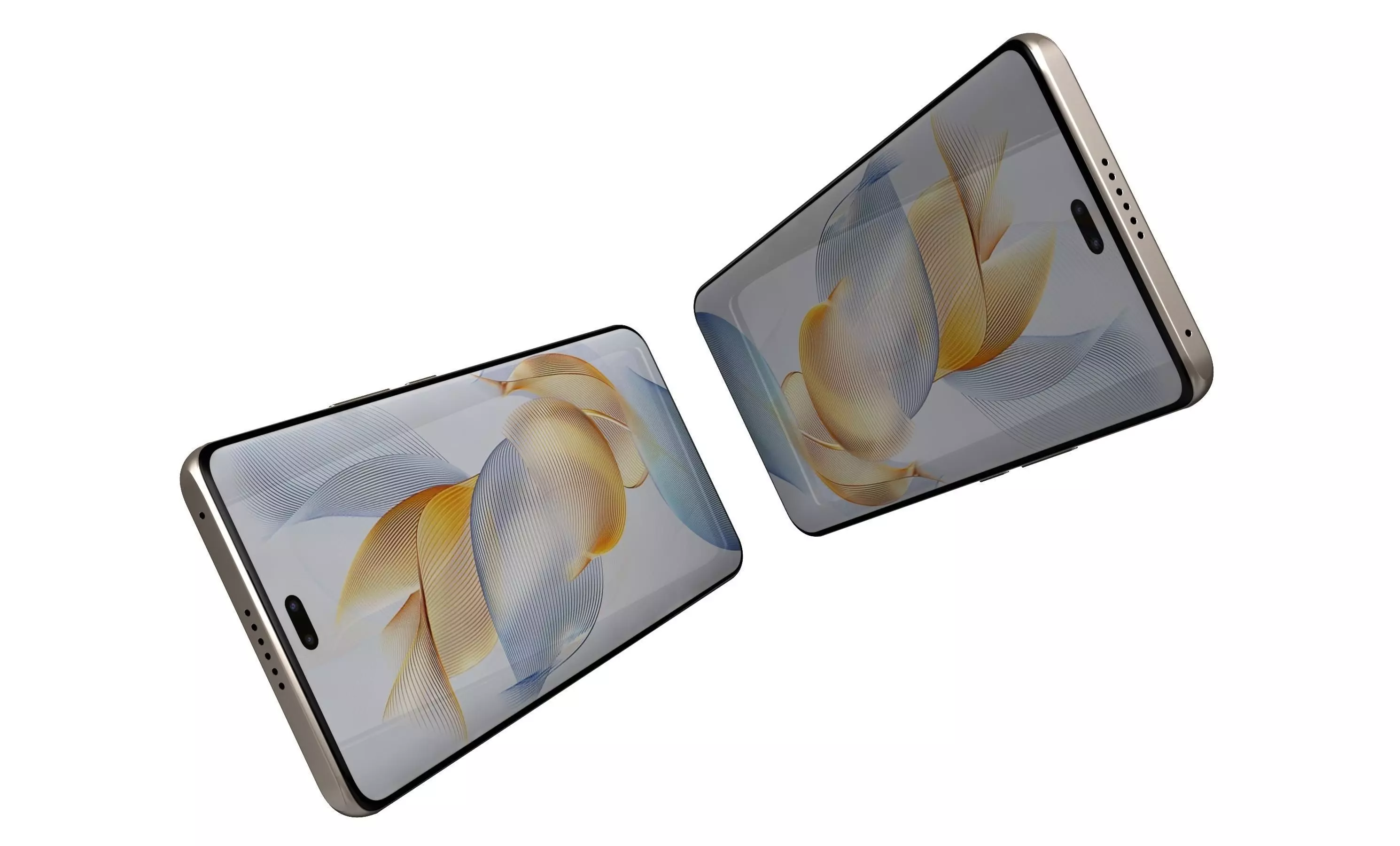 Honor 90 Pro White High Poly 3D model_3