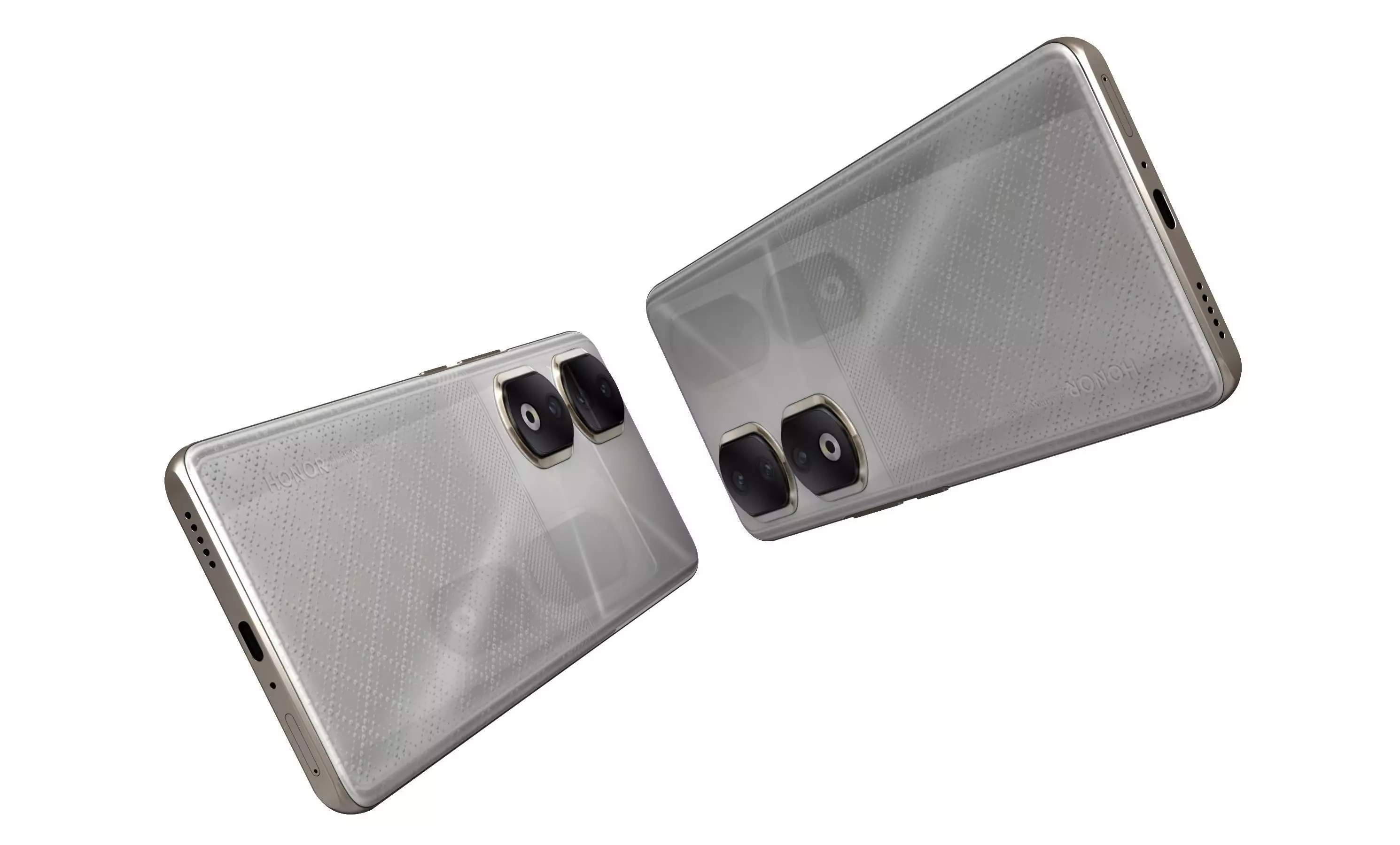 Honor 90 Pro White High Poly 3D model_4