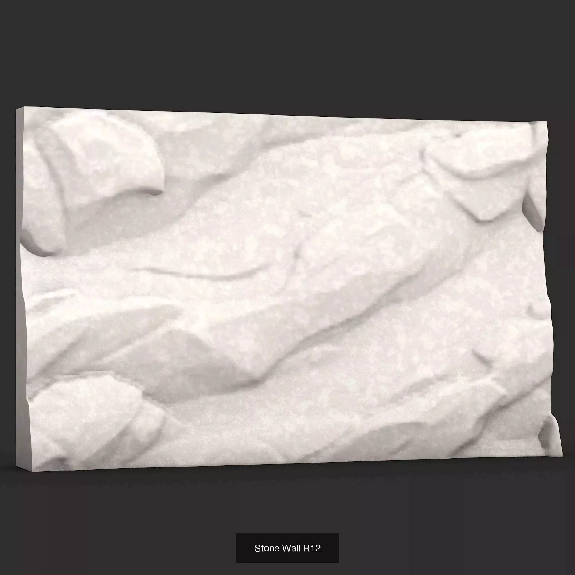 6 Detailed Models Medieval Stone Wall Pack Vol5 3D Model Collection_6