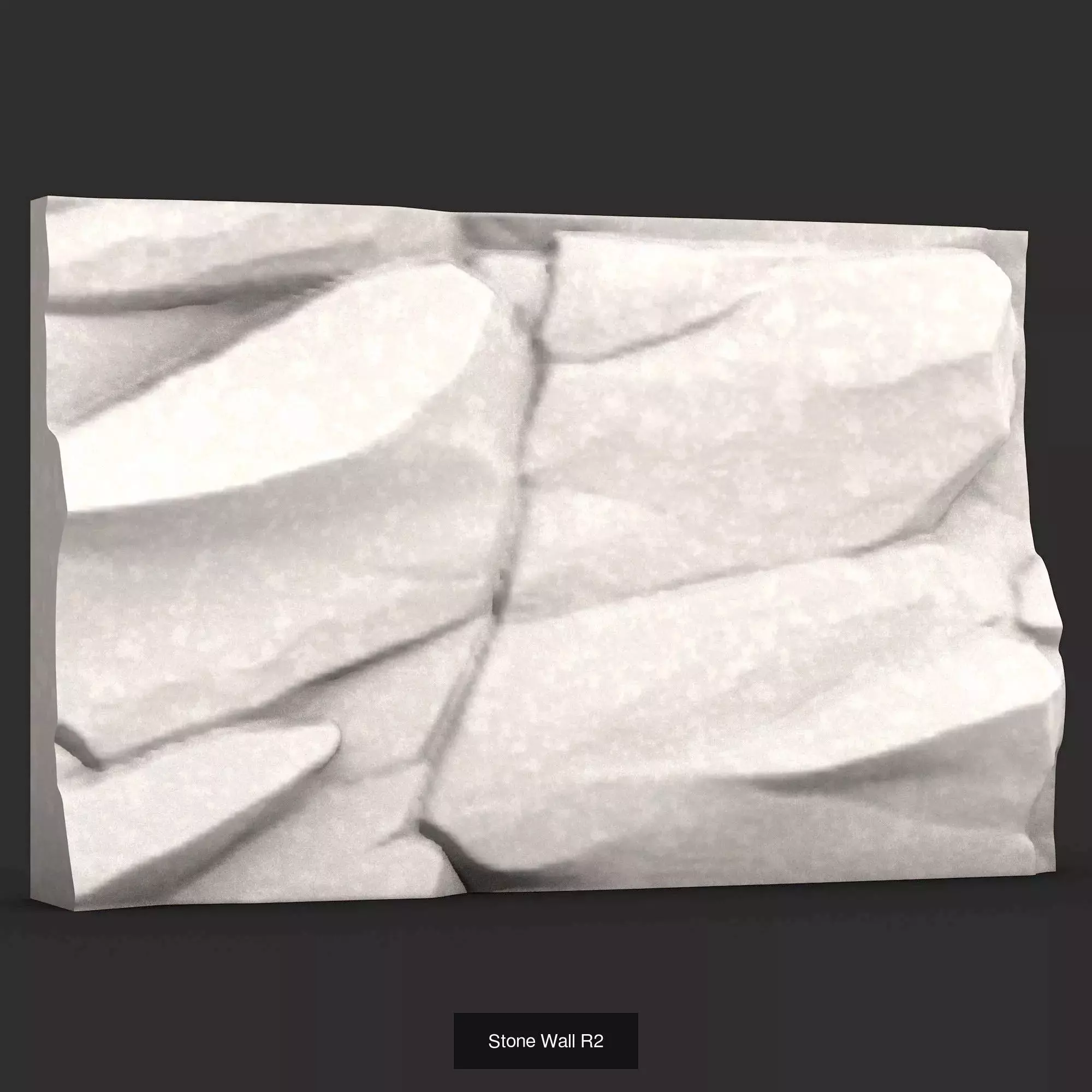 6 Detailed Models Medieval Stone Wall Pack Vol5 3D Model Collection_3