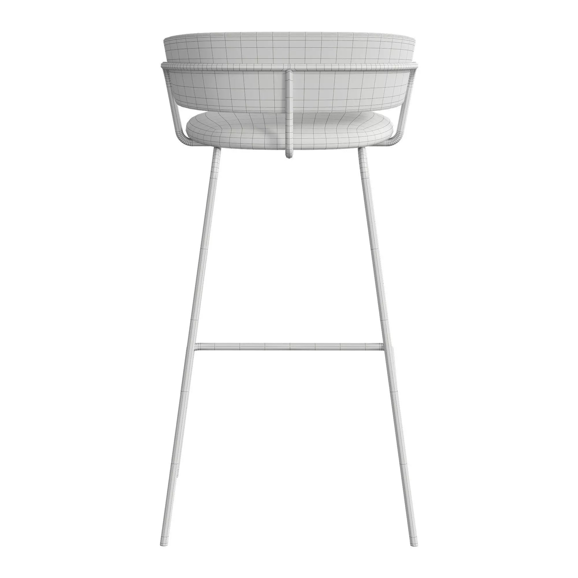 Milo Stool 3D model_9
