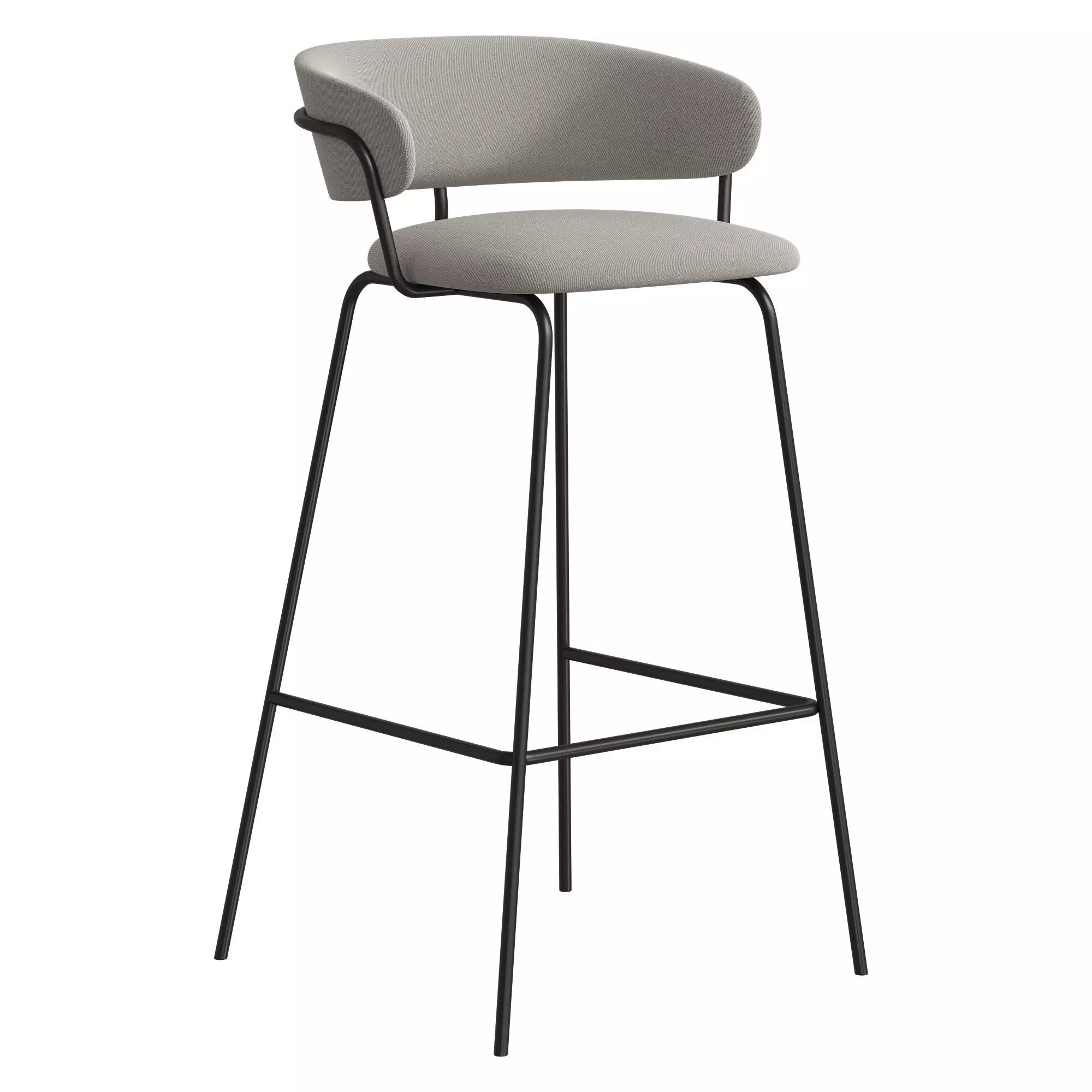 Milo Stool 3D model_0