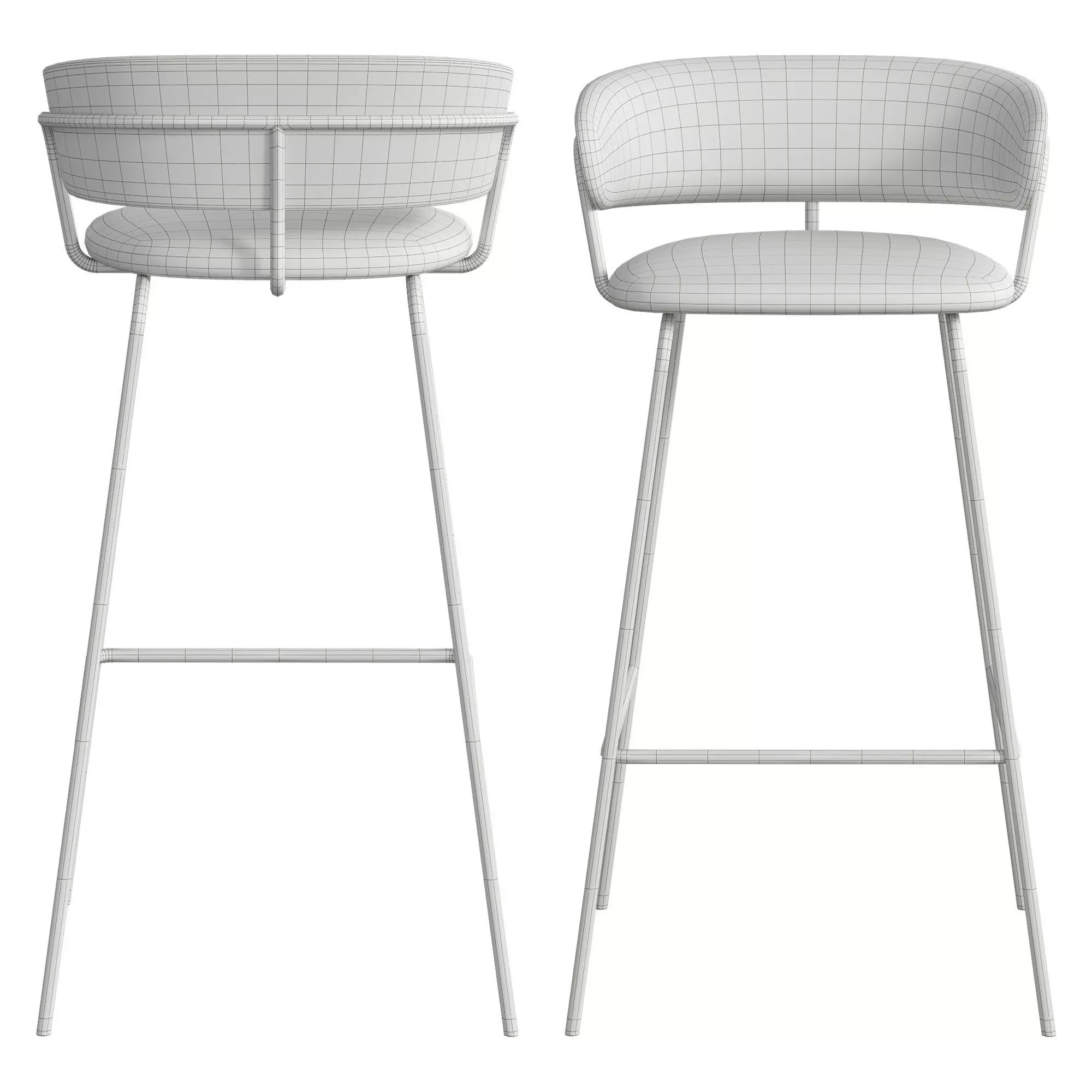 Milo Stool 3D model_11