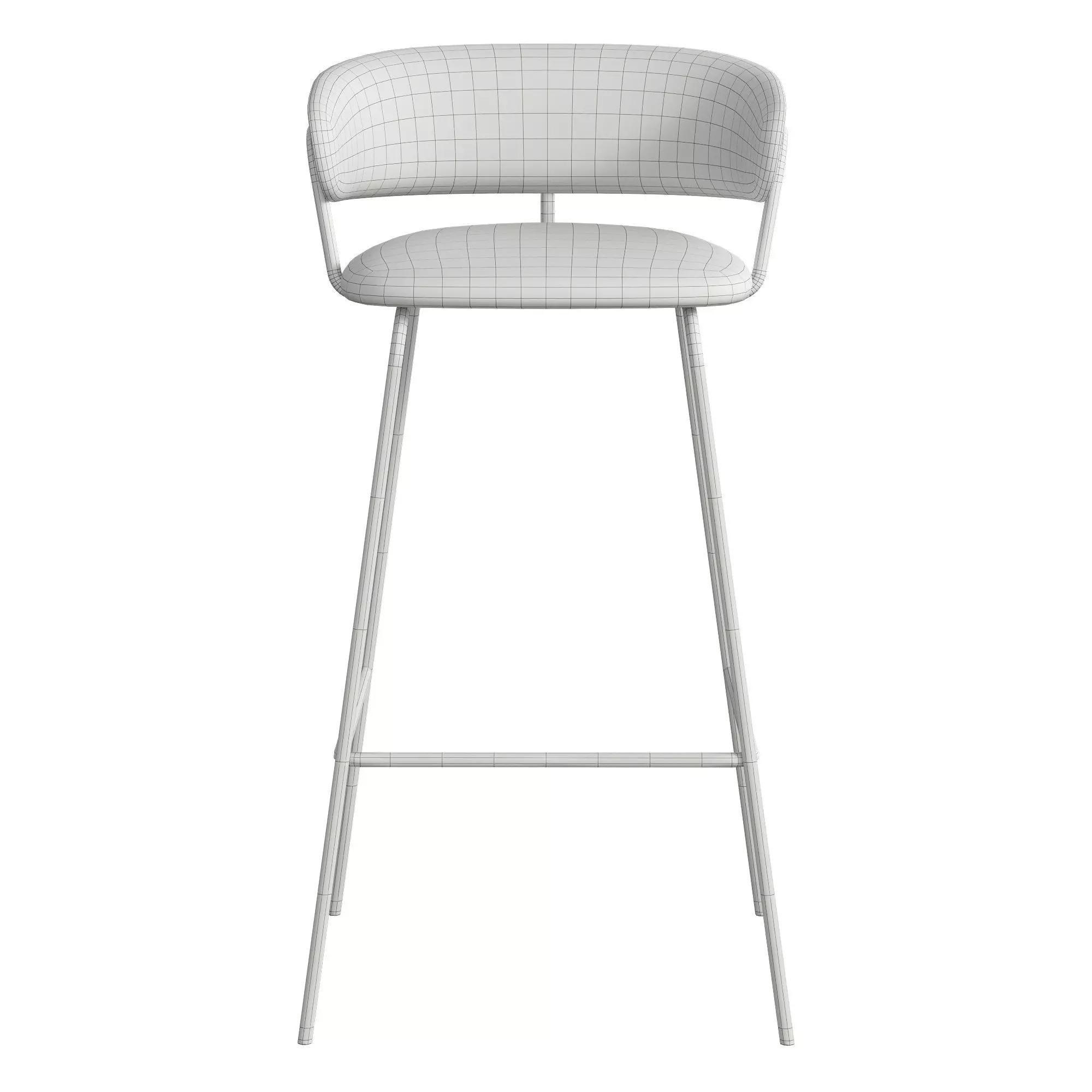 Milo Stool 3D model_3