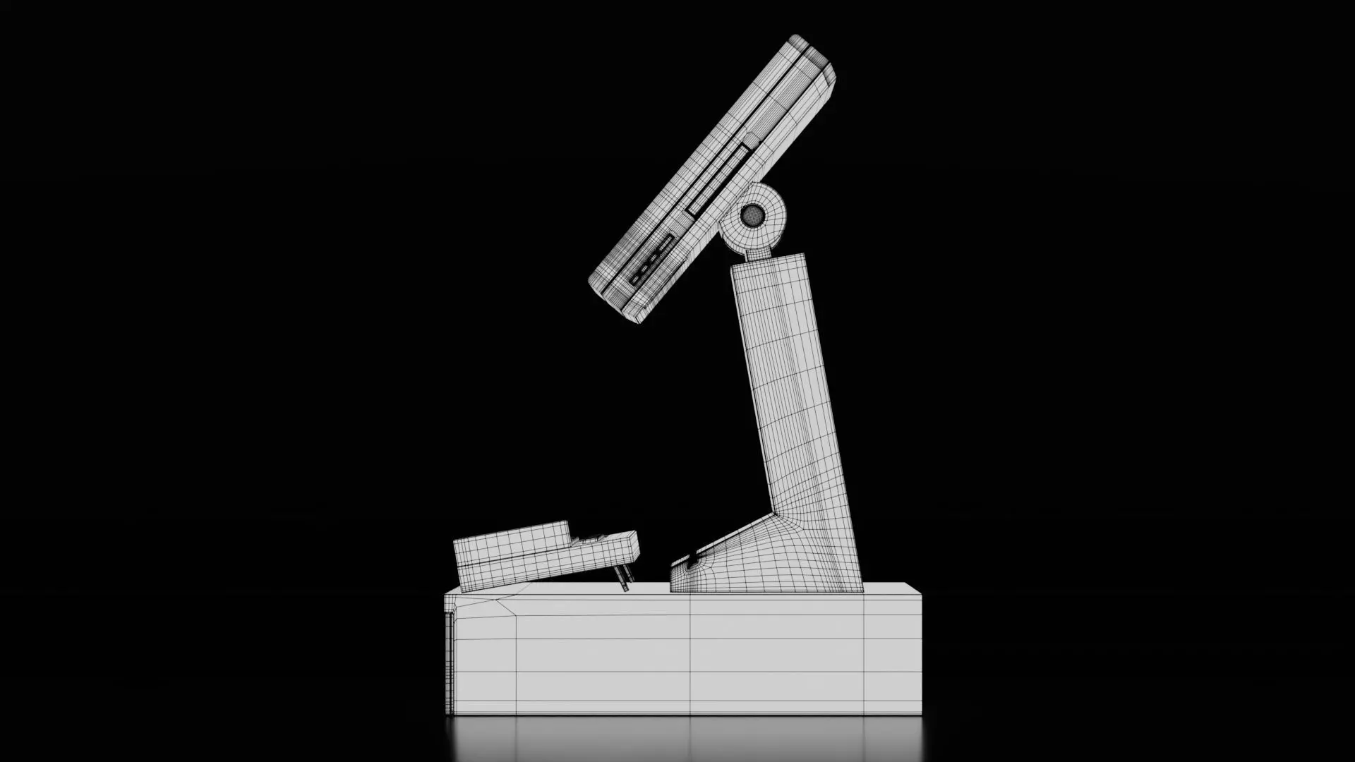 Modern POS System 3D model_8