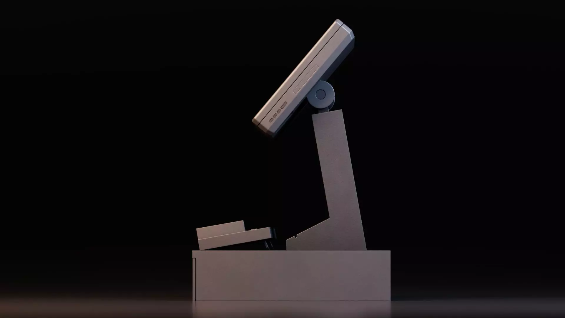 Modern POS System 3D model_3