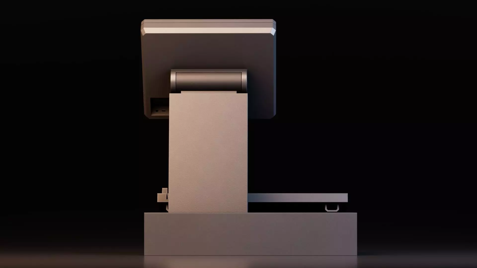 Modern POS System 3D model_4