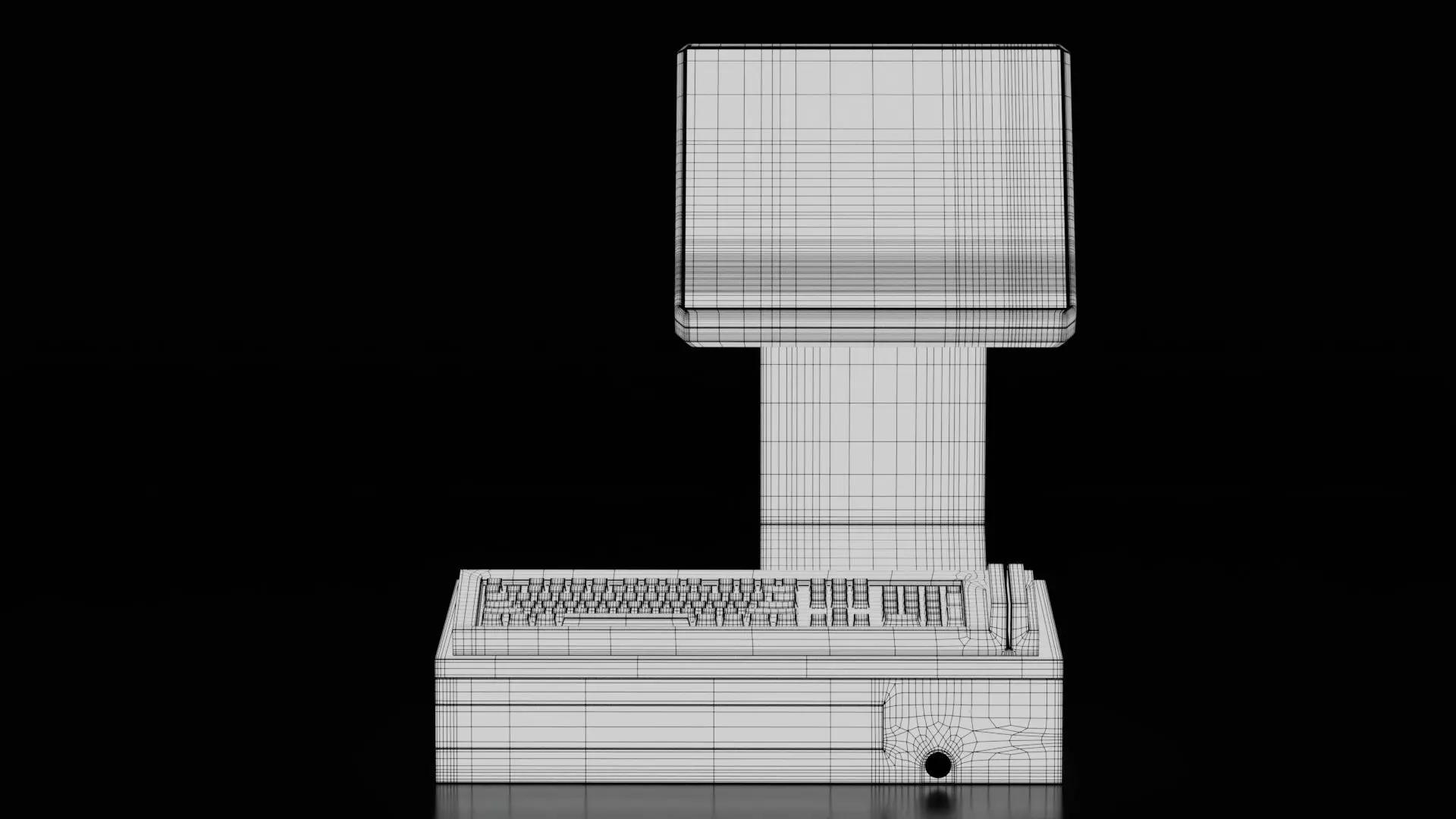 Modern POS System 3D model_7