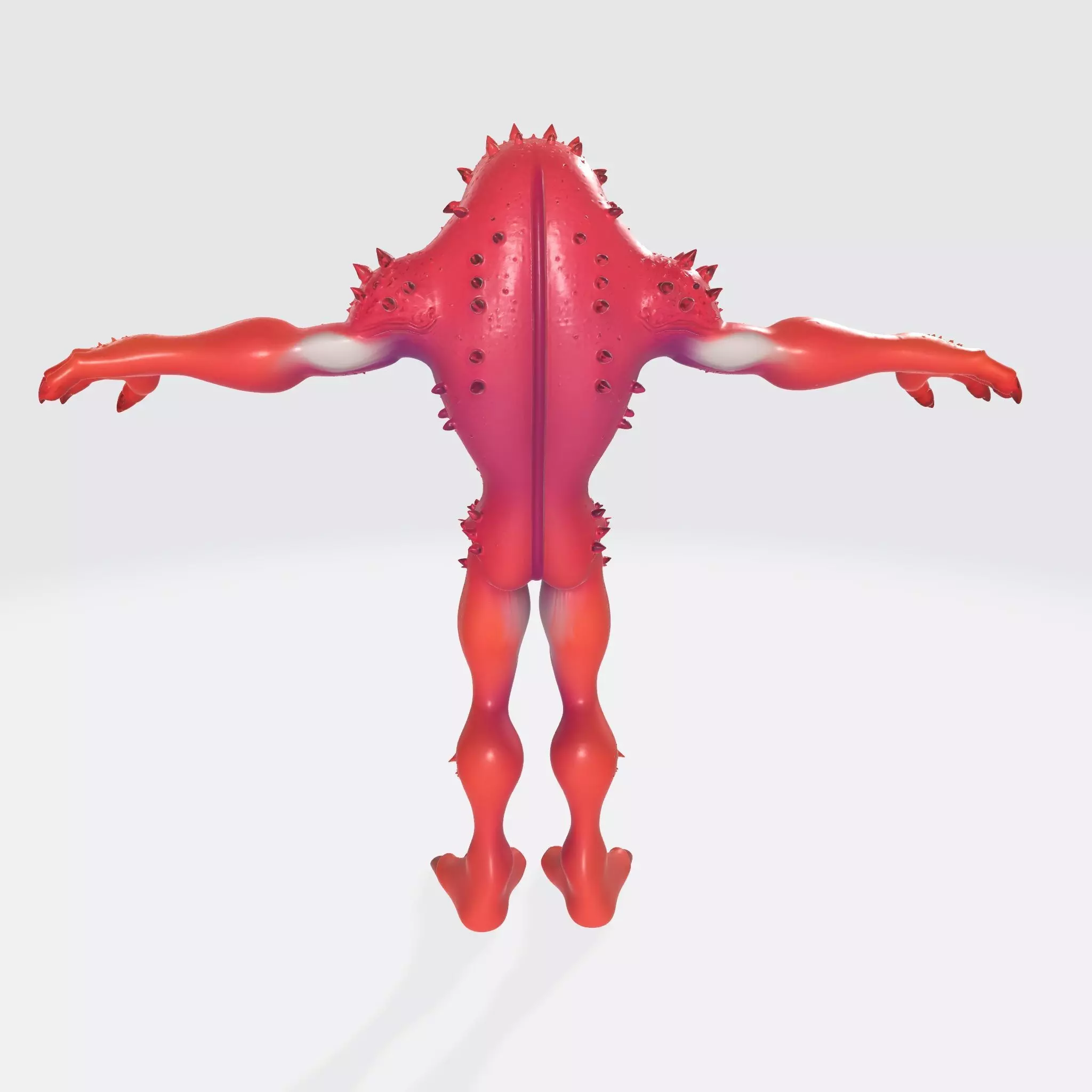 Monster Character 18 Low-poly 3D model_2