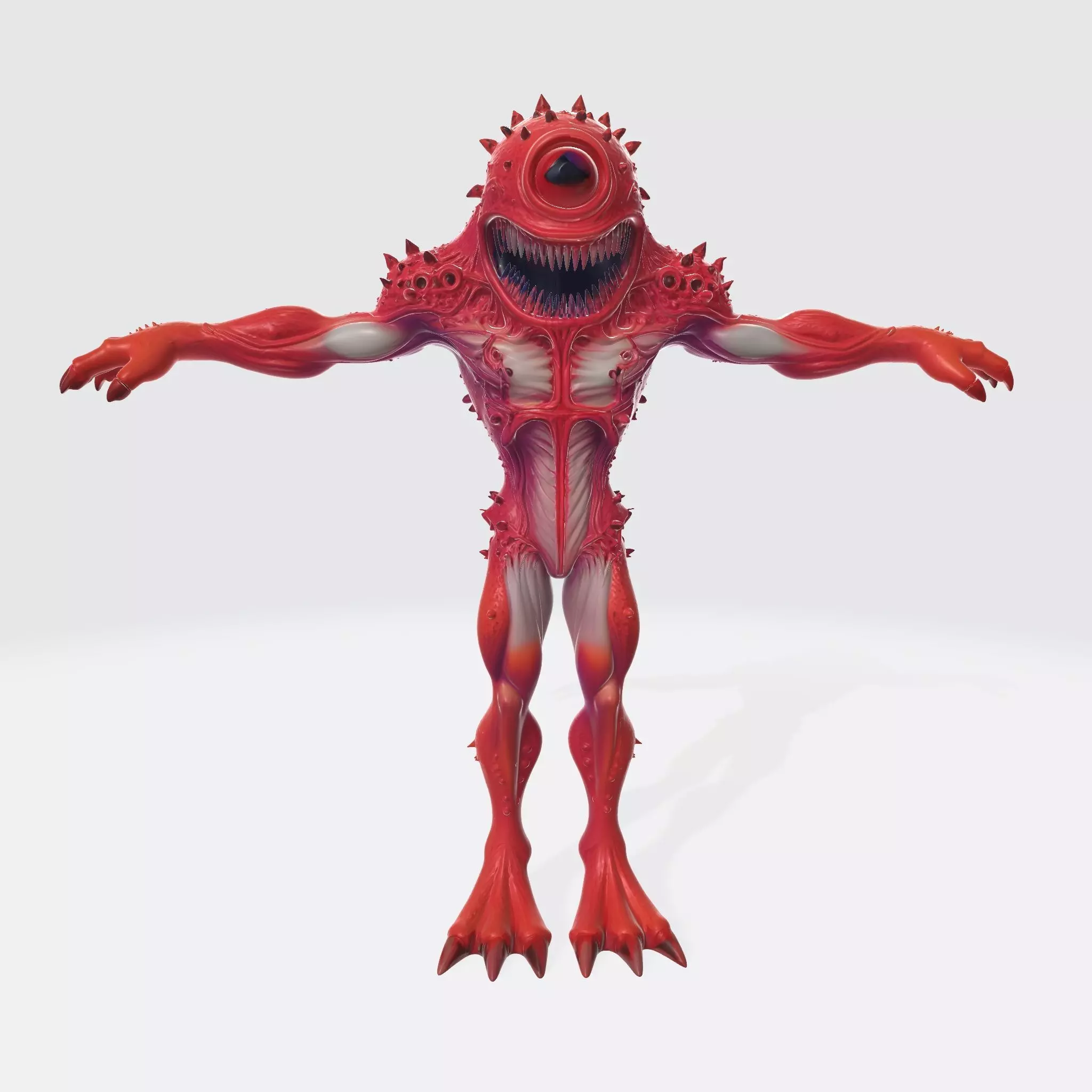 Monster Character 18 Low-poly 3D model_0