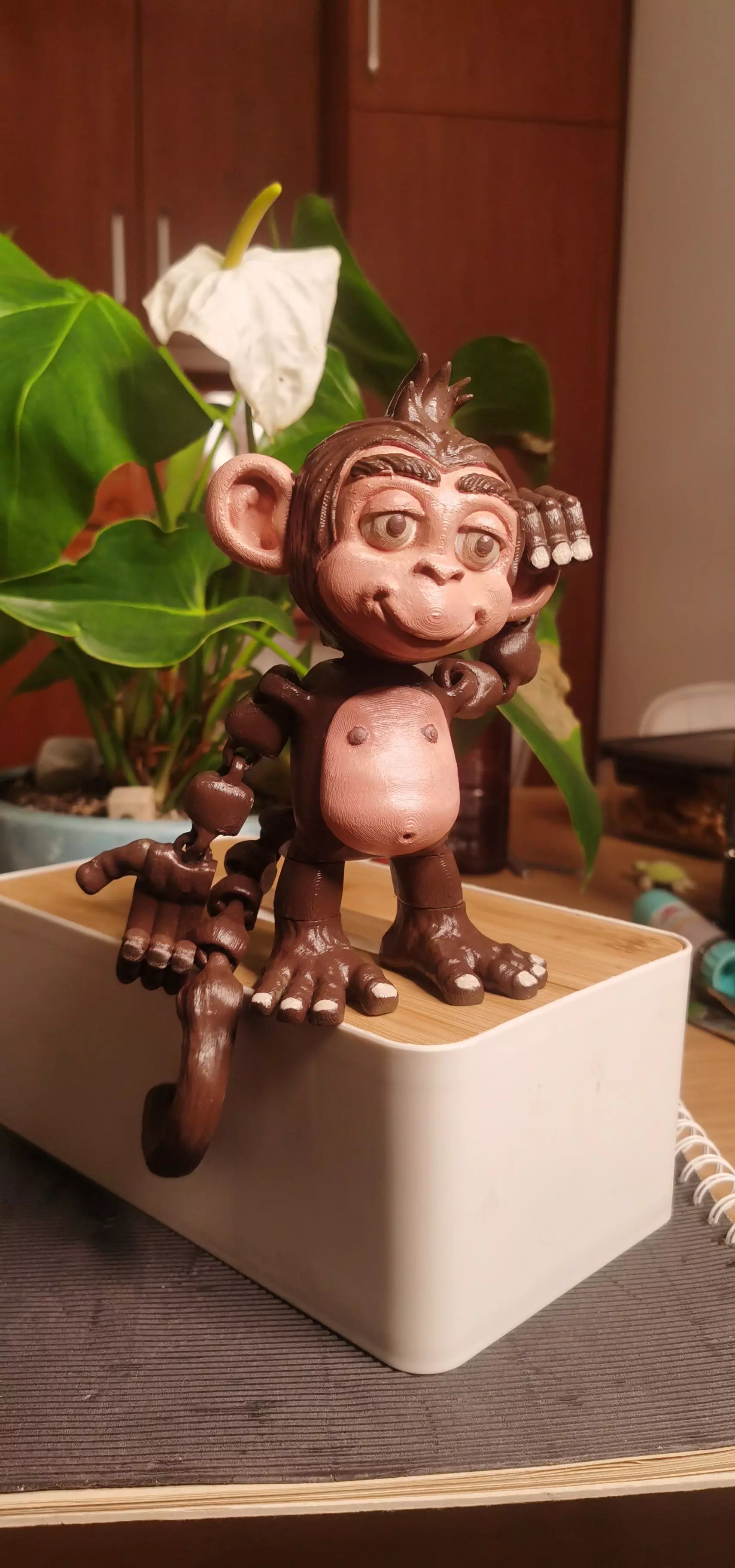 FLEXI MONKEY PRINT-IN-PLACE NO SUPPORTS  3D print model_10