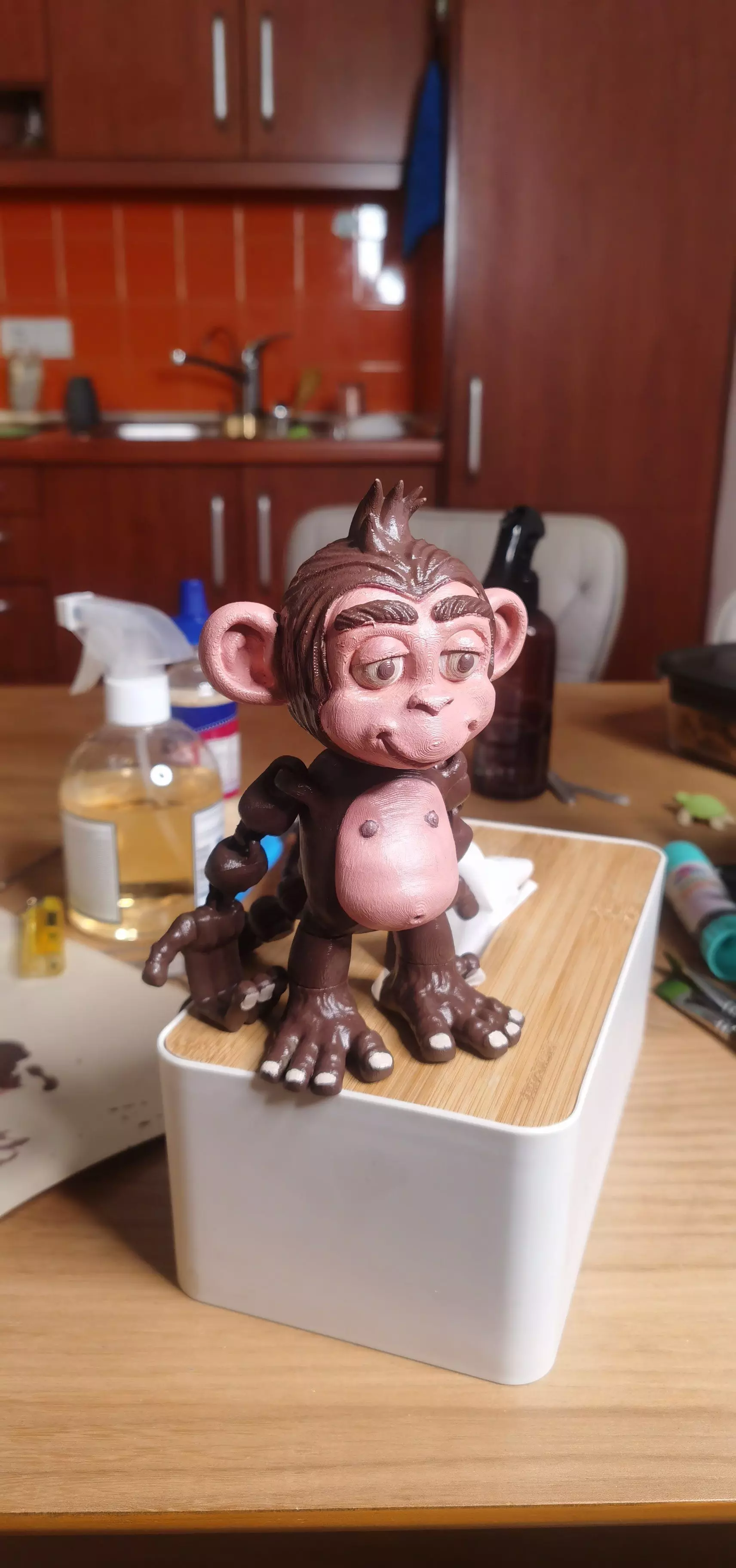 FLEXI MONKEY PRINT-IN-PLACE NO SUPPORTS  3D print model_11