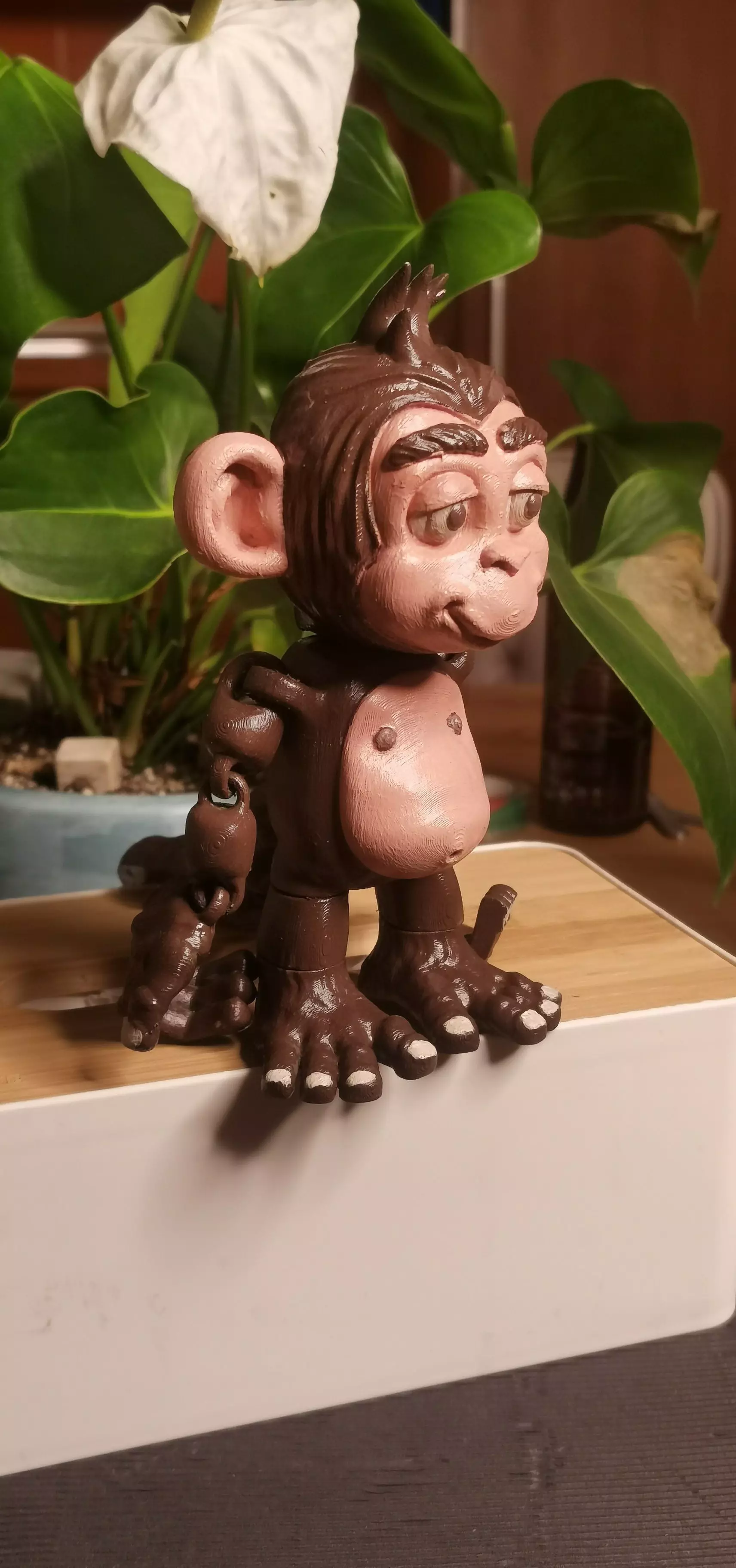 FLEXI MONKEY PRINT-IN-PLACE NO SUPPORTS  3D print model_16