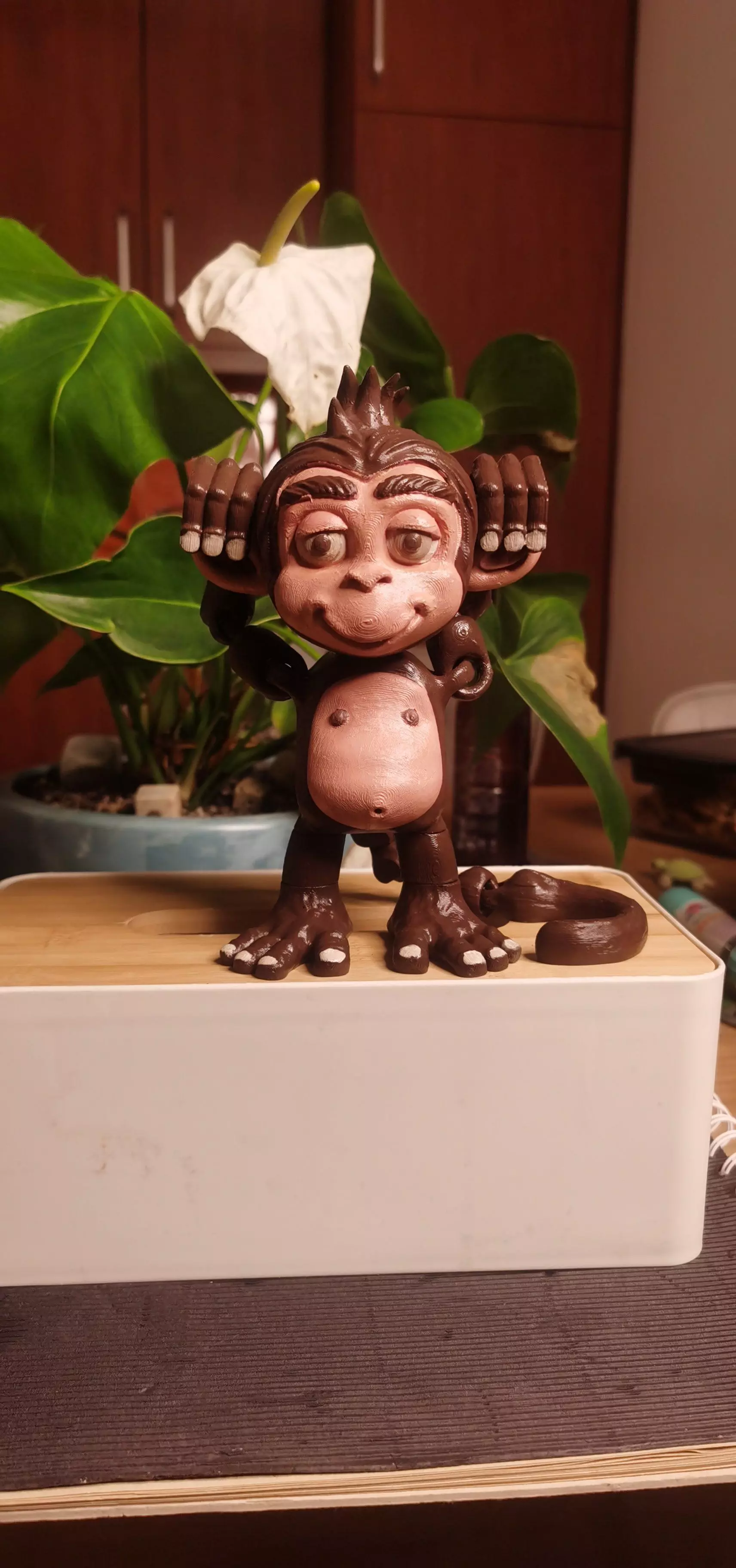 FLEXI MONKEY PRINT-IN-PLACE NO SUPPORTS  3D print model_9