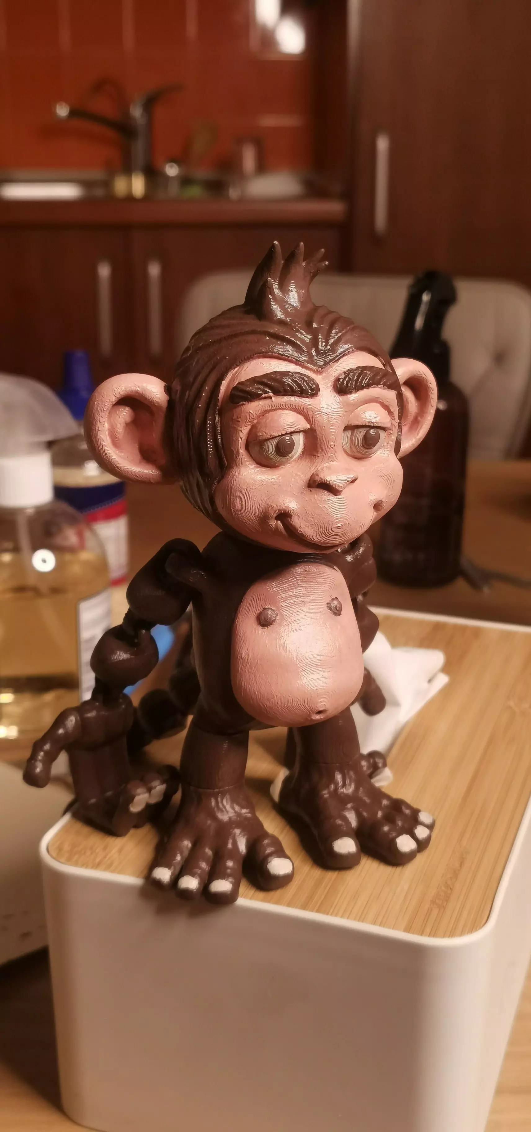 FLEXI MONKEY PRINT-IN-PLACE NO SUPPORTS  3D print model_13