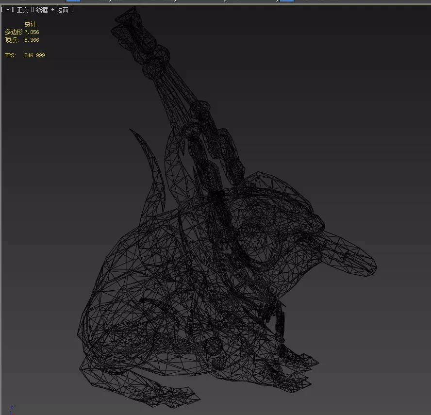 Golden Toad Lucky Low-poly 3D model_42