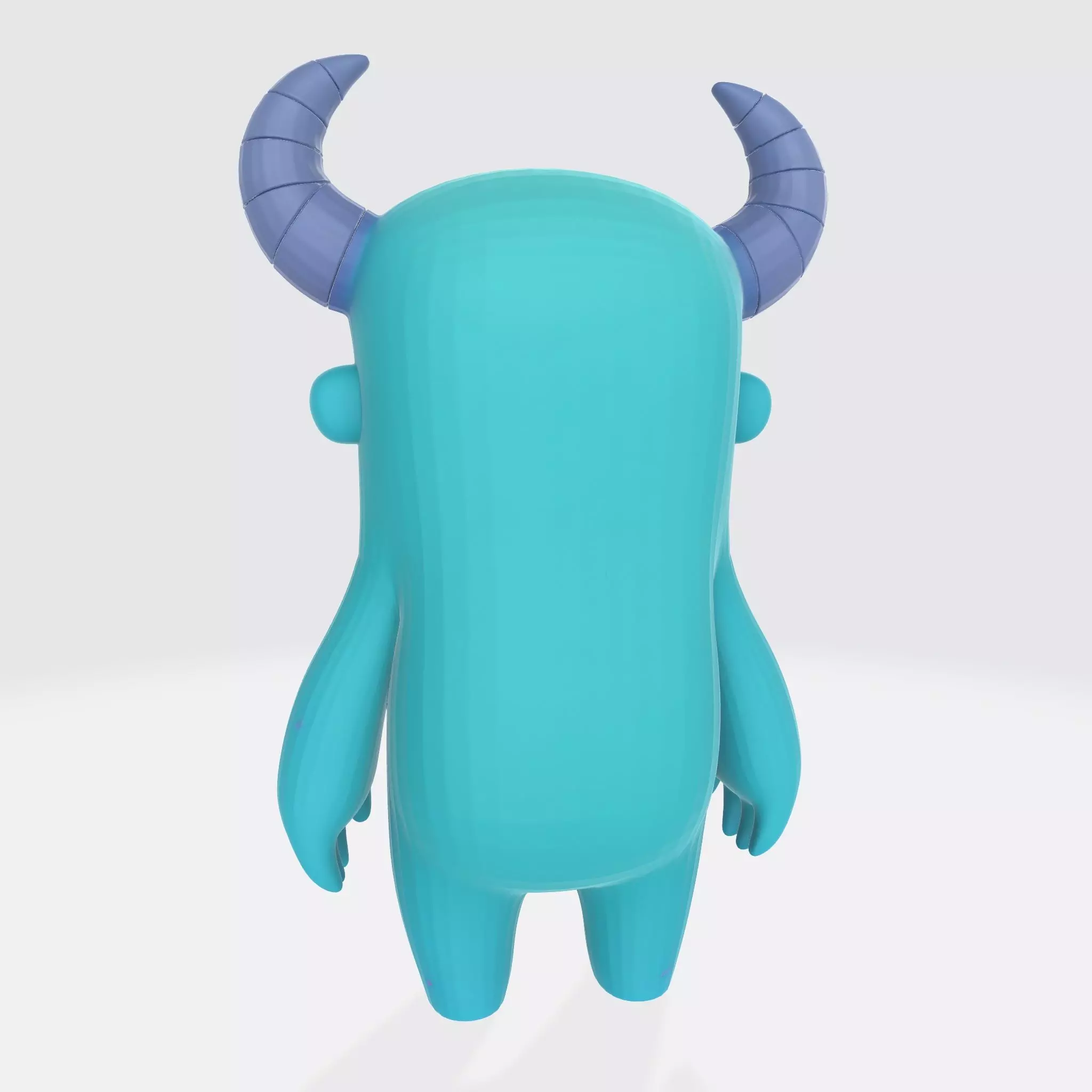 Monster Character 17 Low-poly 3D model_2