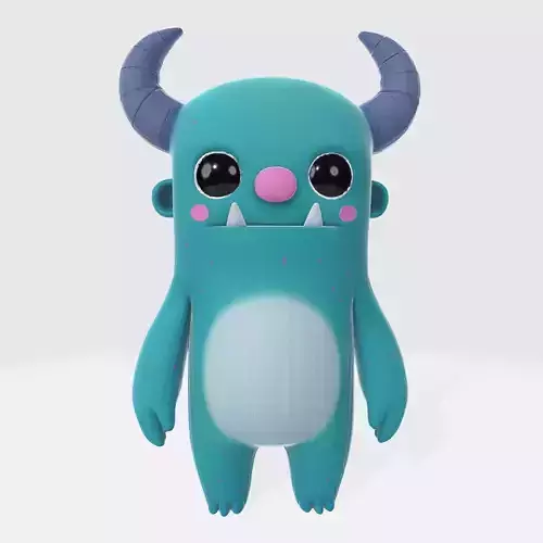Monster Character 17 Low-poly 3D model