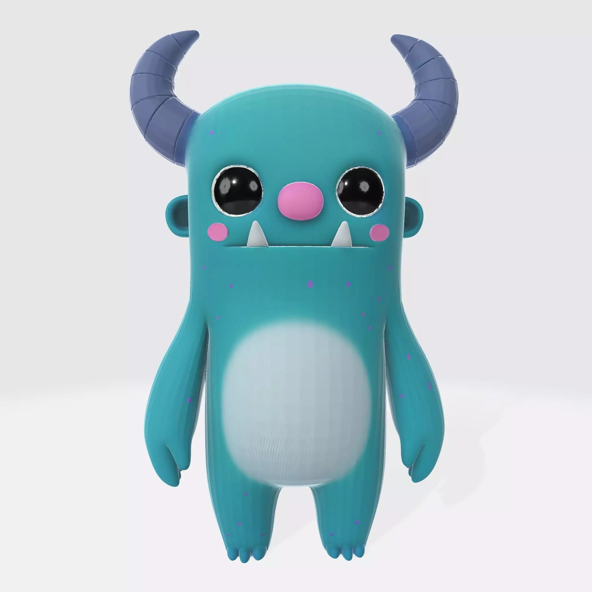 Monster Character 17 Low-poly 3D model_0