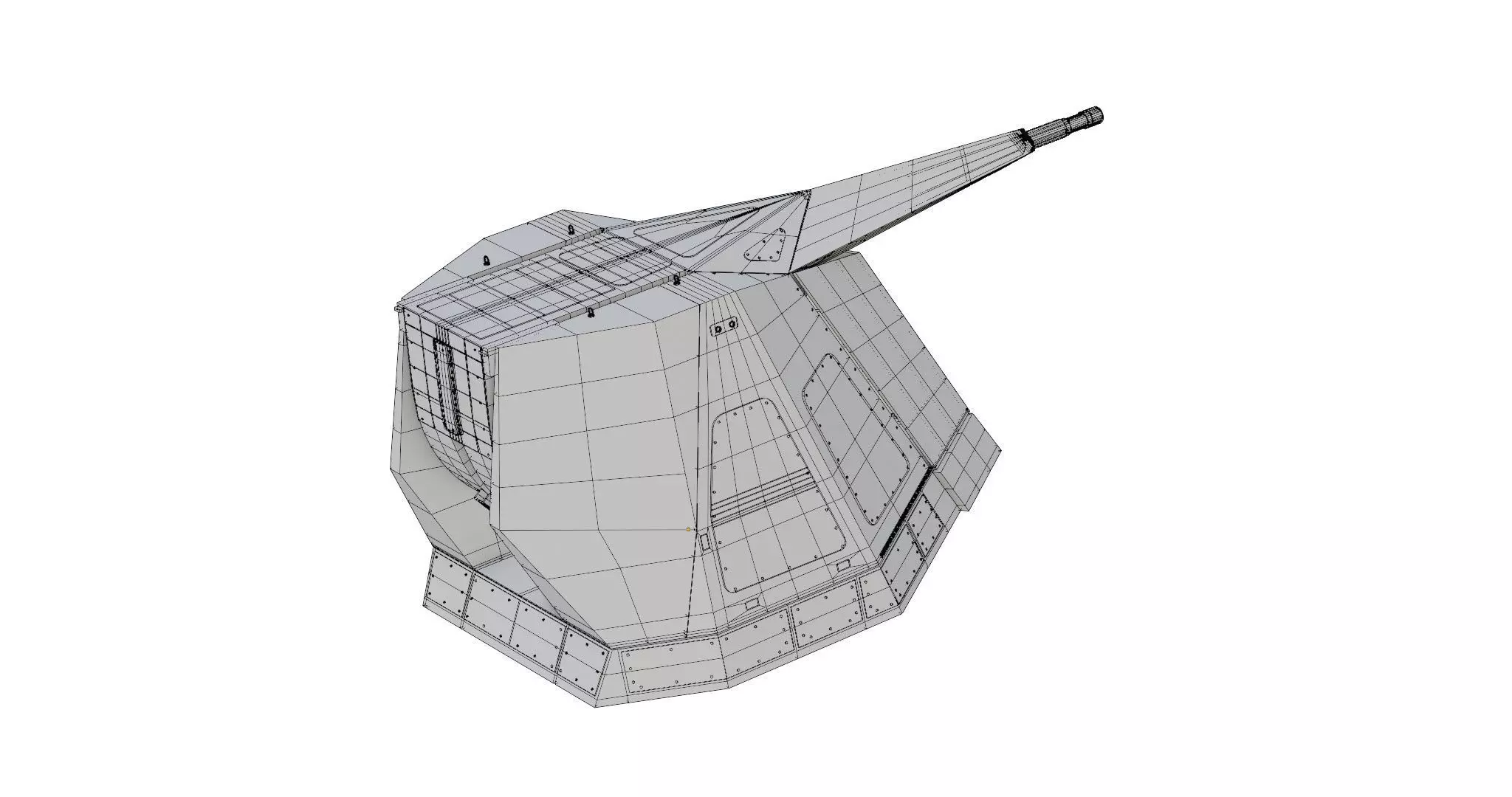 sovraponte 76mm naval gun 3D model_13