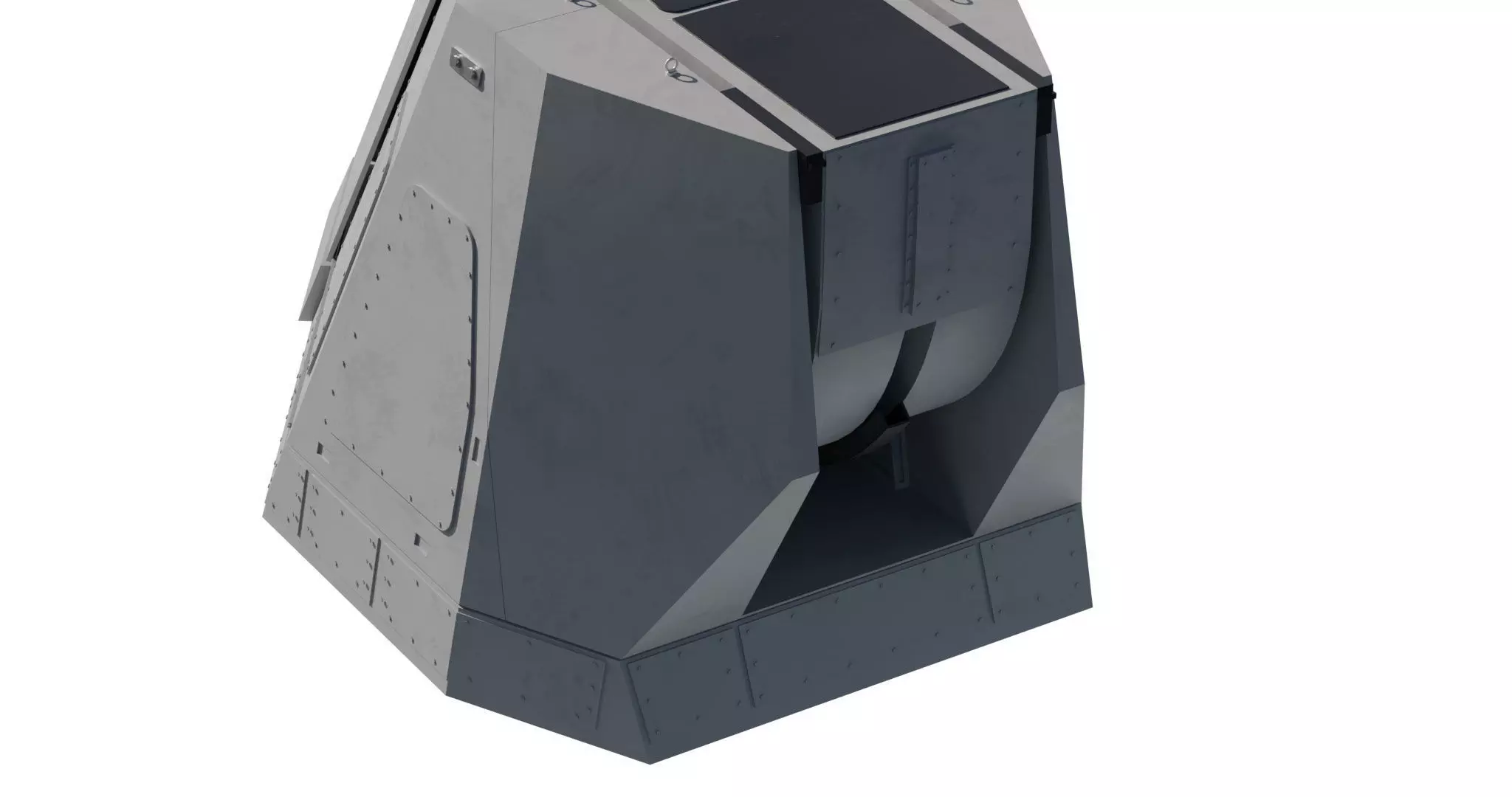 sovraponte 76mm naval gun 3D model_6