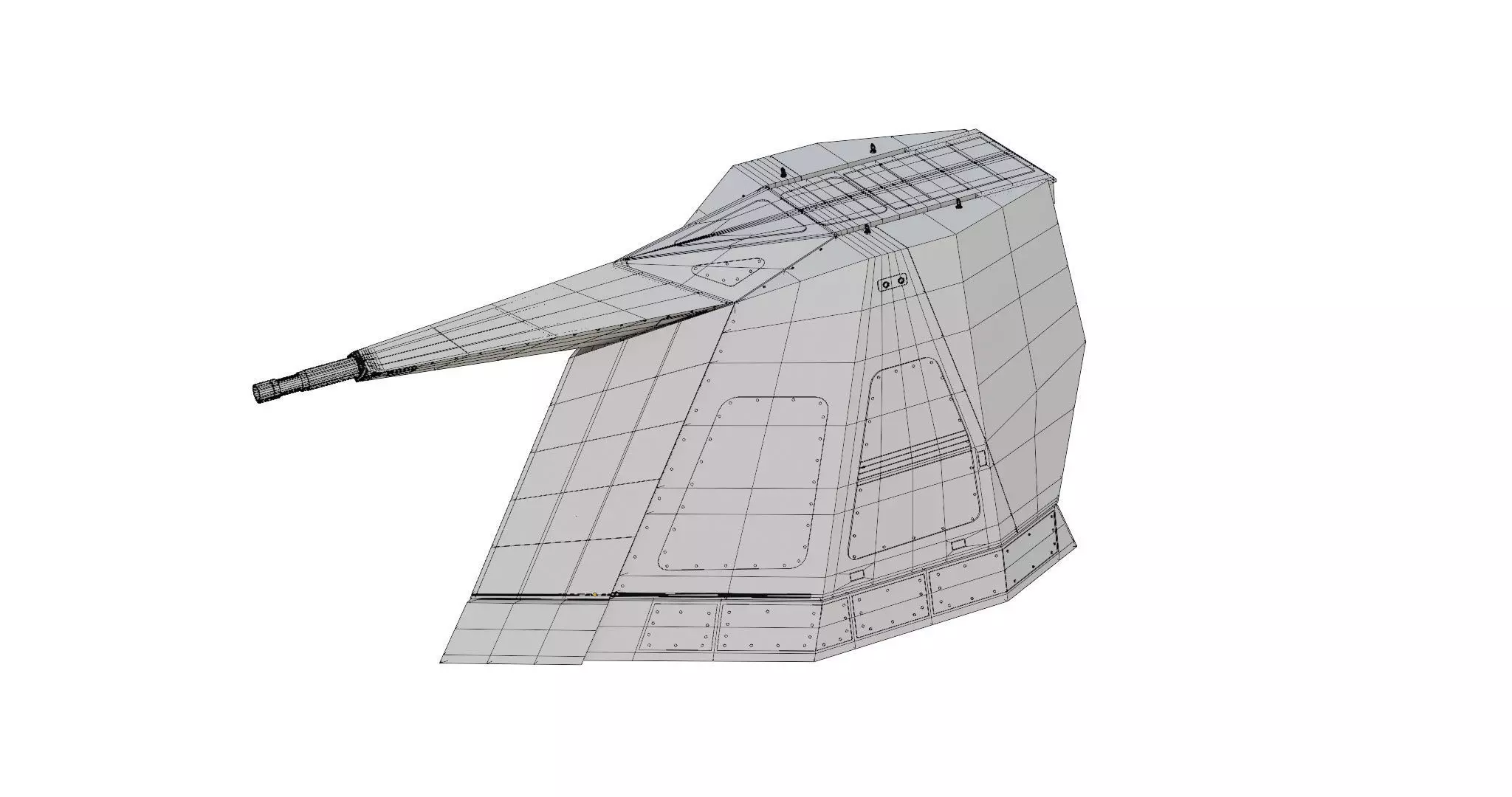 sovraponte 76mm naval gun 3D model_11