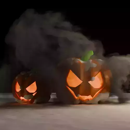 Halloween Pumpkin 3D model