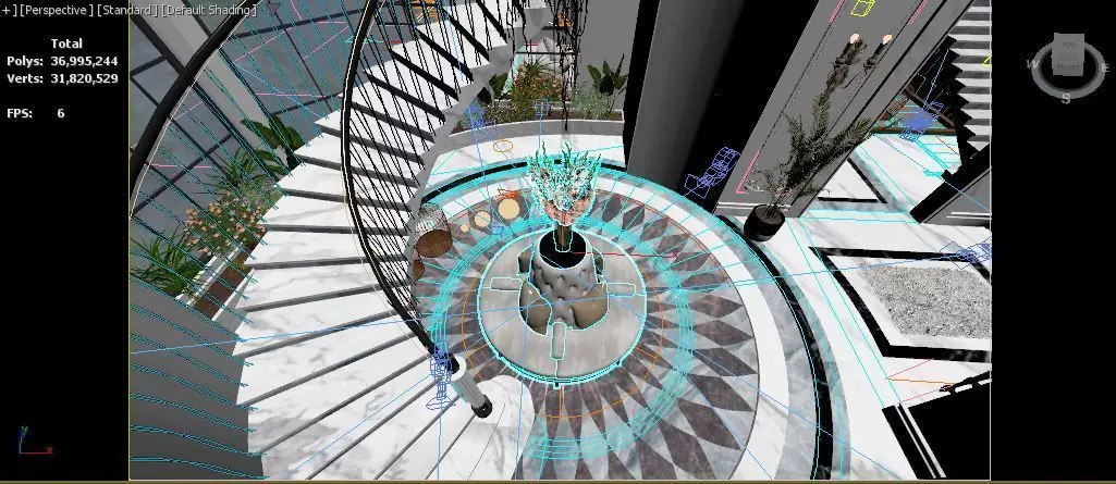 Ground floor villa 3D model_19