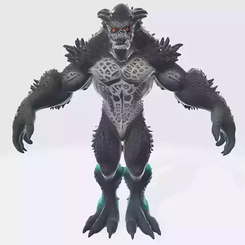Monster Character 13 Low-poly 3D model