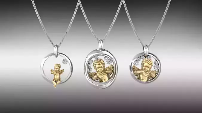Angel Pendants - All 3 models