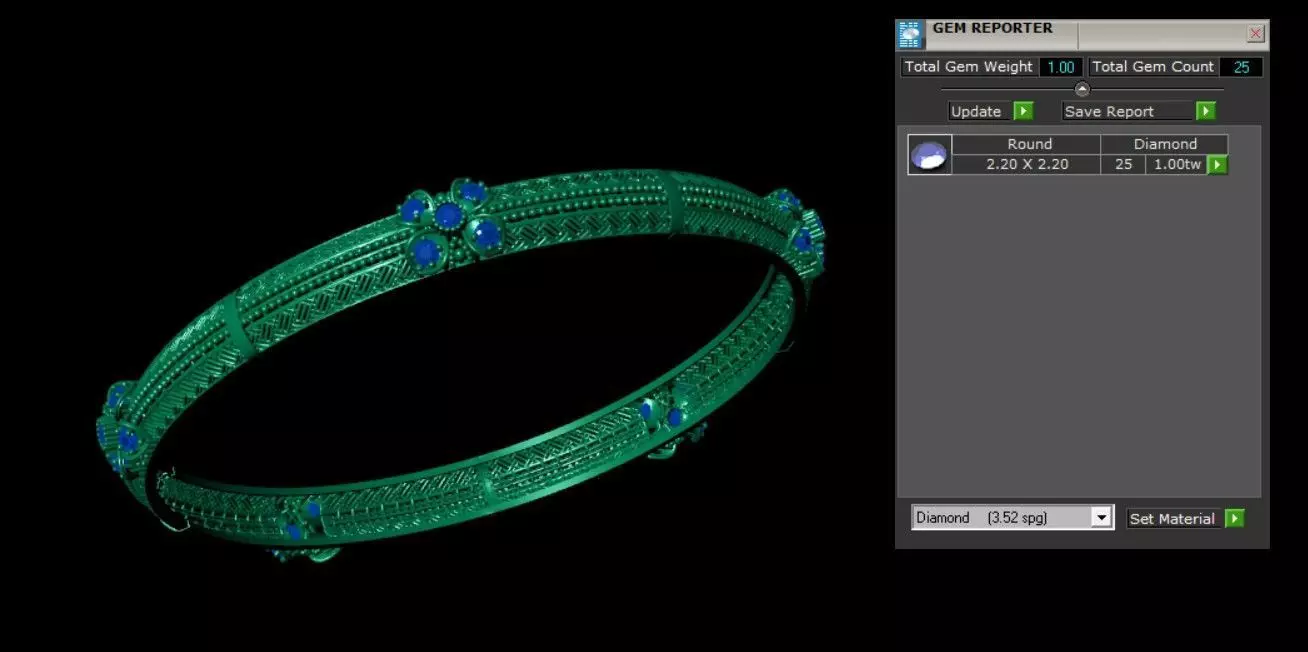 Bracelet 3D print model_4