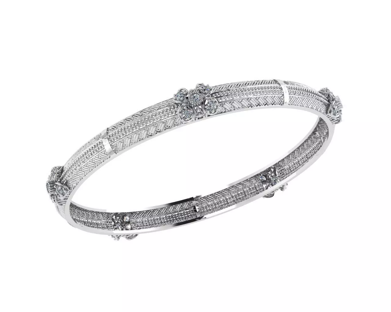 Bracelet 3D print model_1