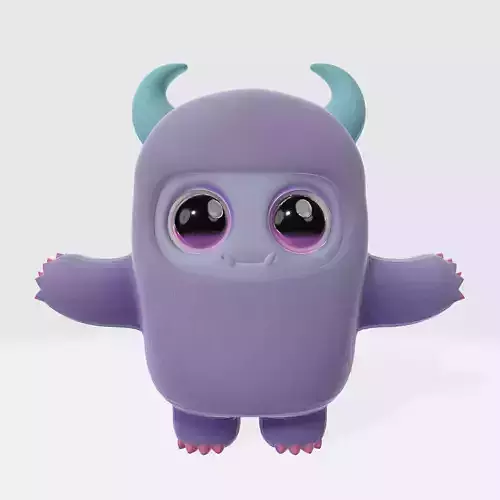 Monster Character 11 Low-poly 3D model