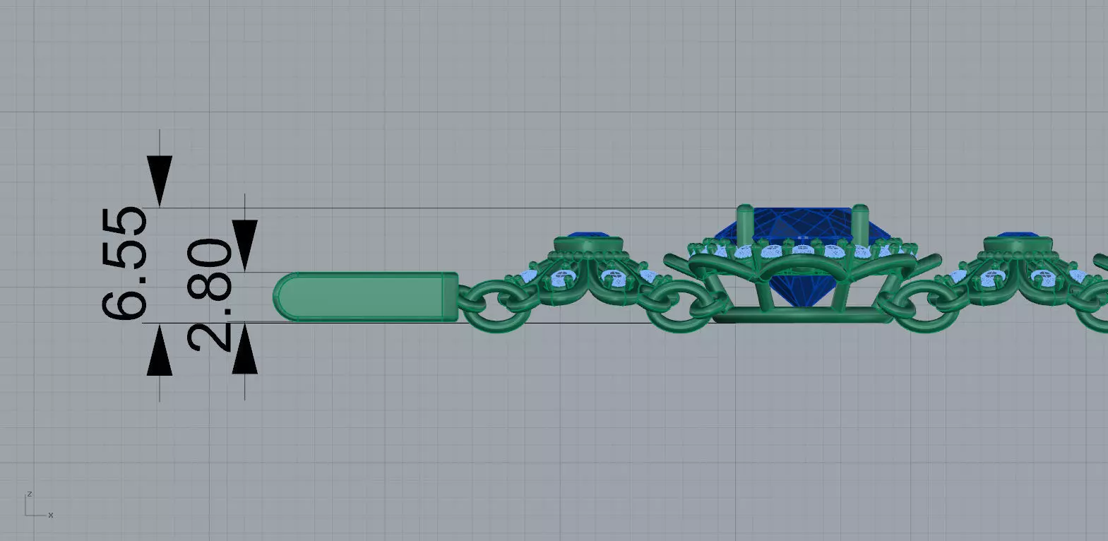 Gold N1542 3D print model_11