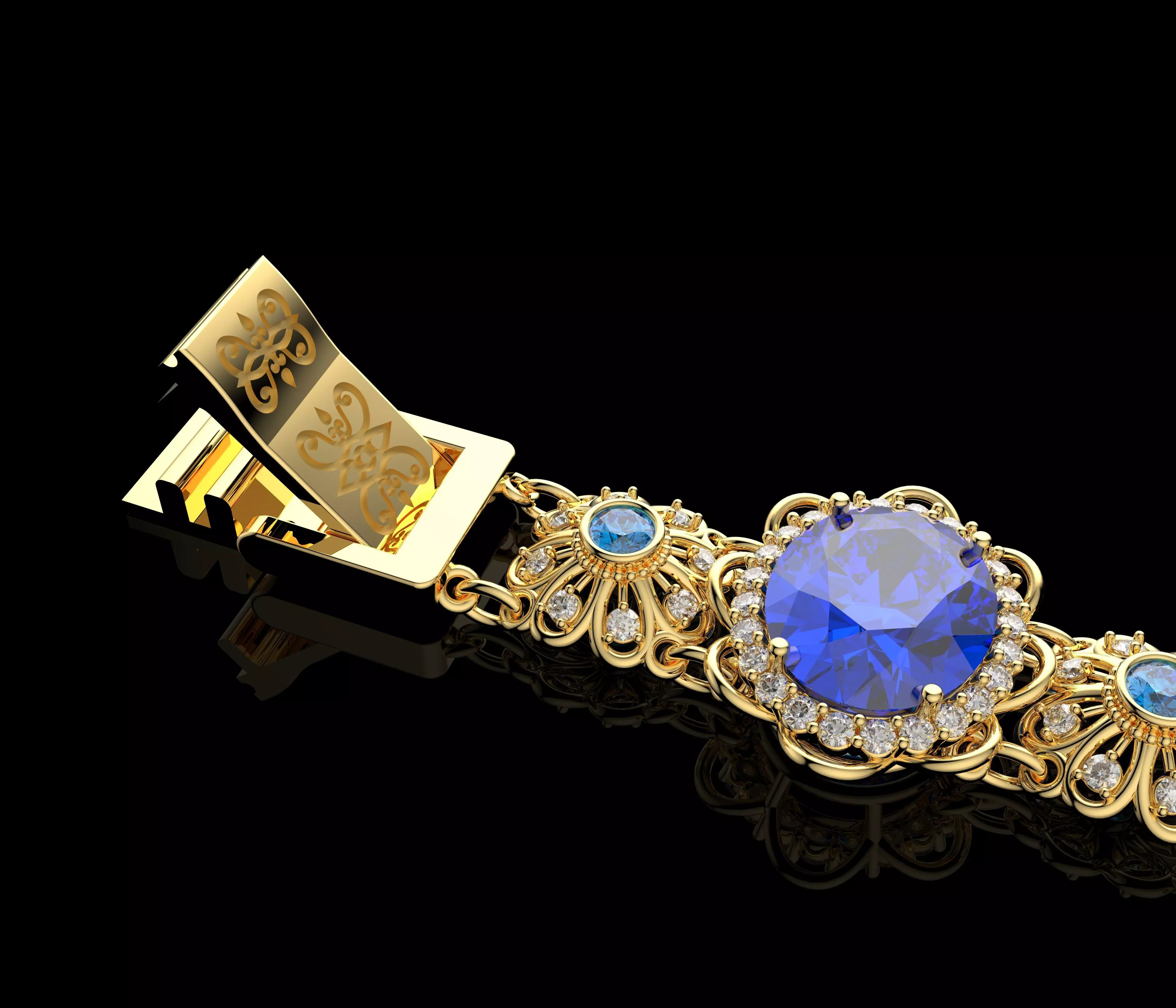 Gold N1542 3D print model_5