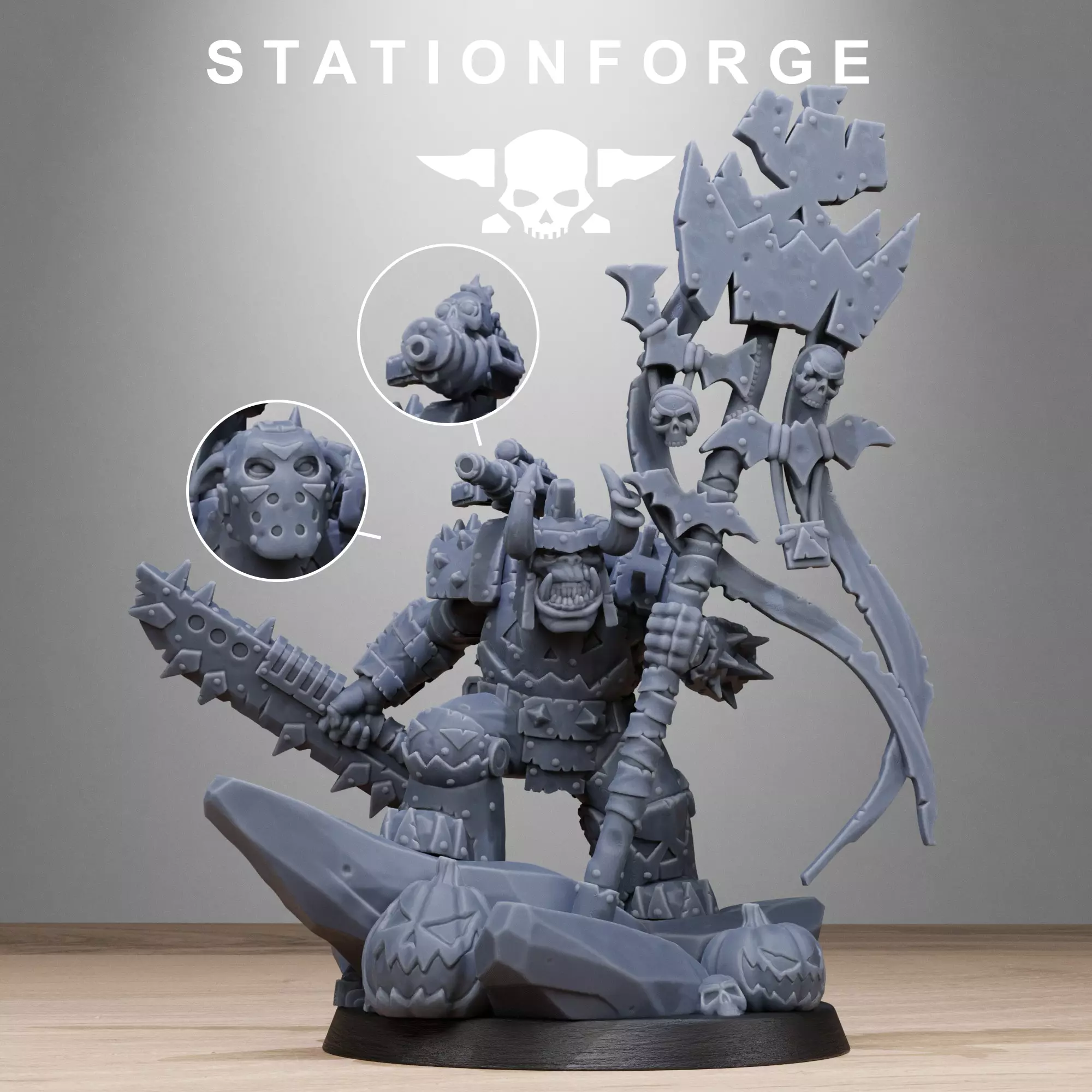 Orkaz Boo Basher 3D print model_0