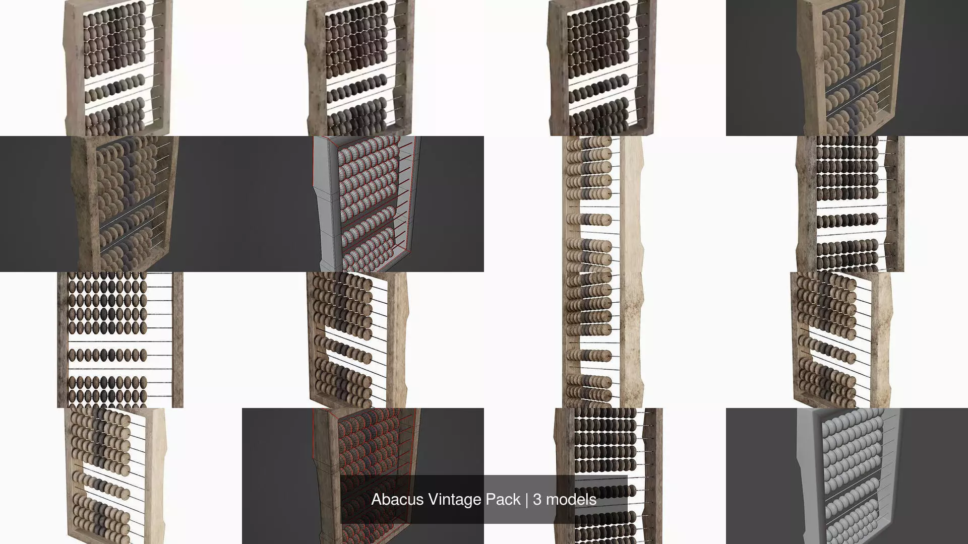 Abacus Vintage Pack 3D Model Collection_1