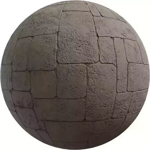 PBR Irregular Cobblestone Floor Texture PBR Irregular Cobblestone Floor Texture