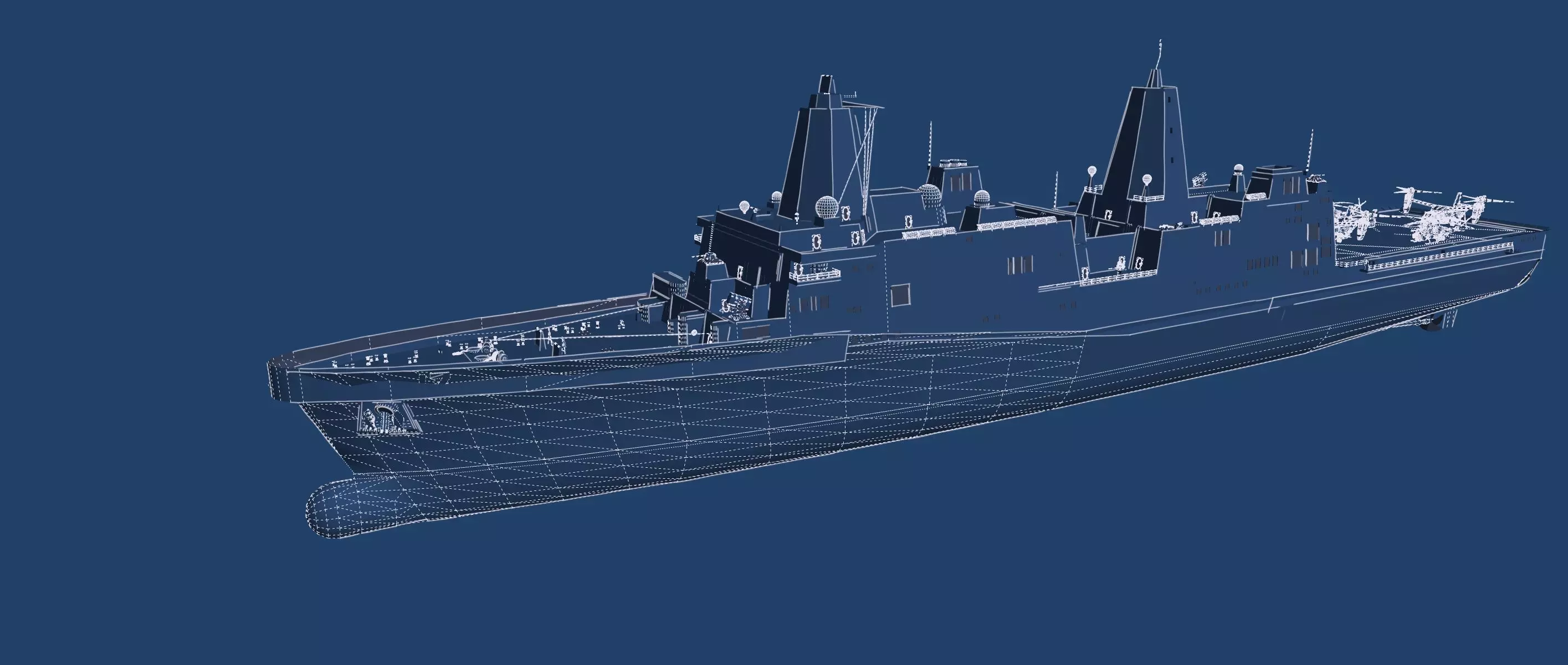 SAN ANTONIO CLASS DESTROYER 3D model_49