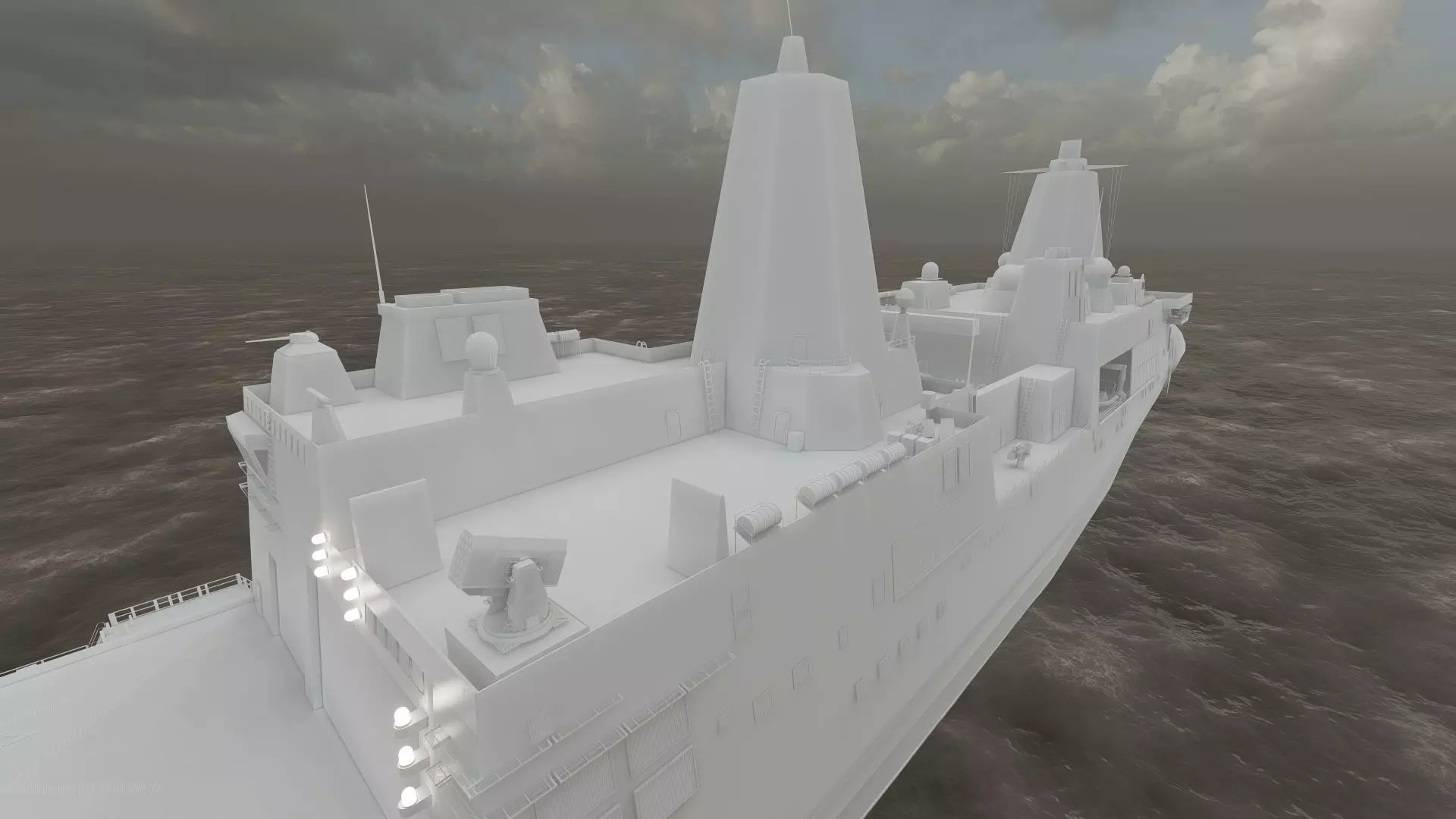 SAN ANTONIO CLASS DESTROYER 3D model_45