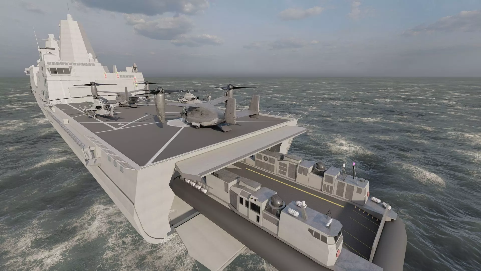 SAN ANTONIO CLASS DESTROYER 3D model_14