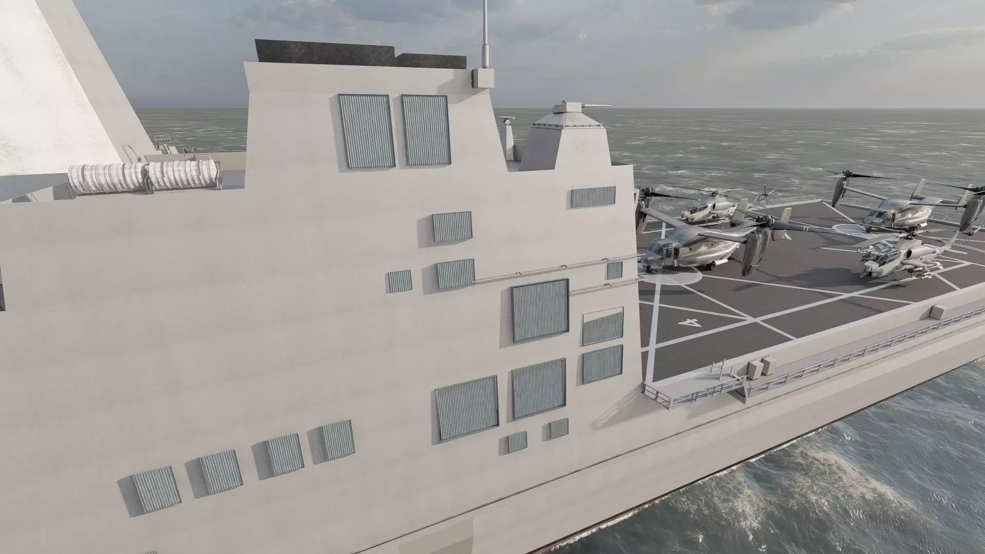 SAN ANTONIO CLASS DESTROYER 3D model_32